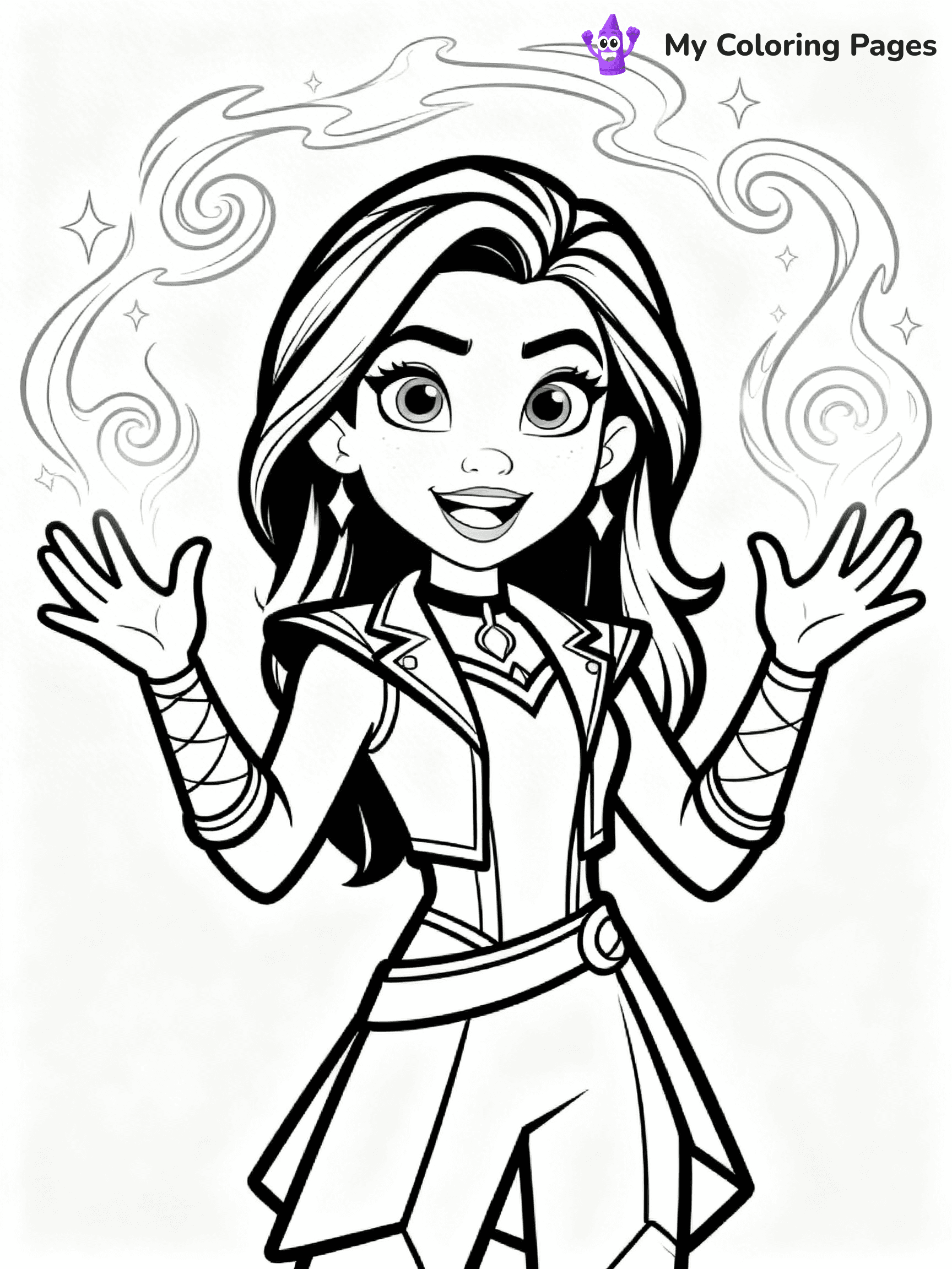 Descendants Coloring Pages - 4