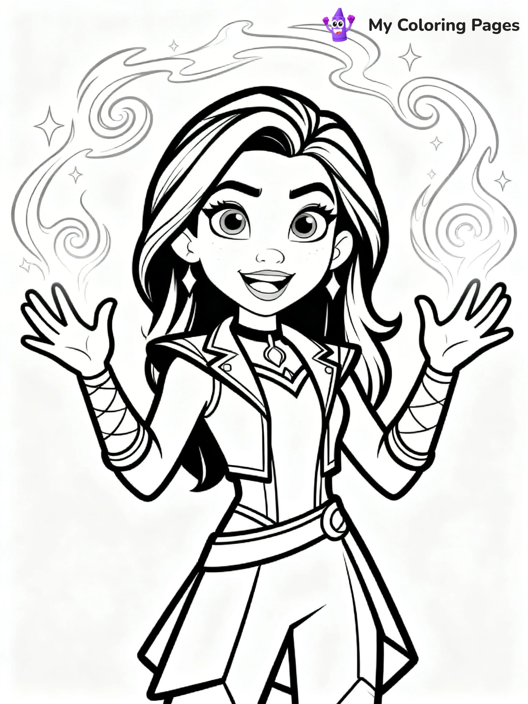 Descendants Coloring Pages - 4