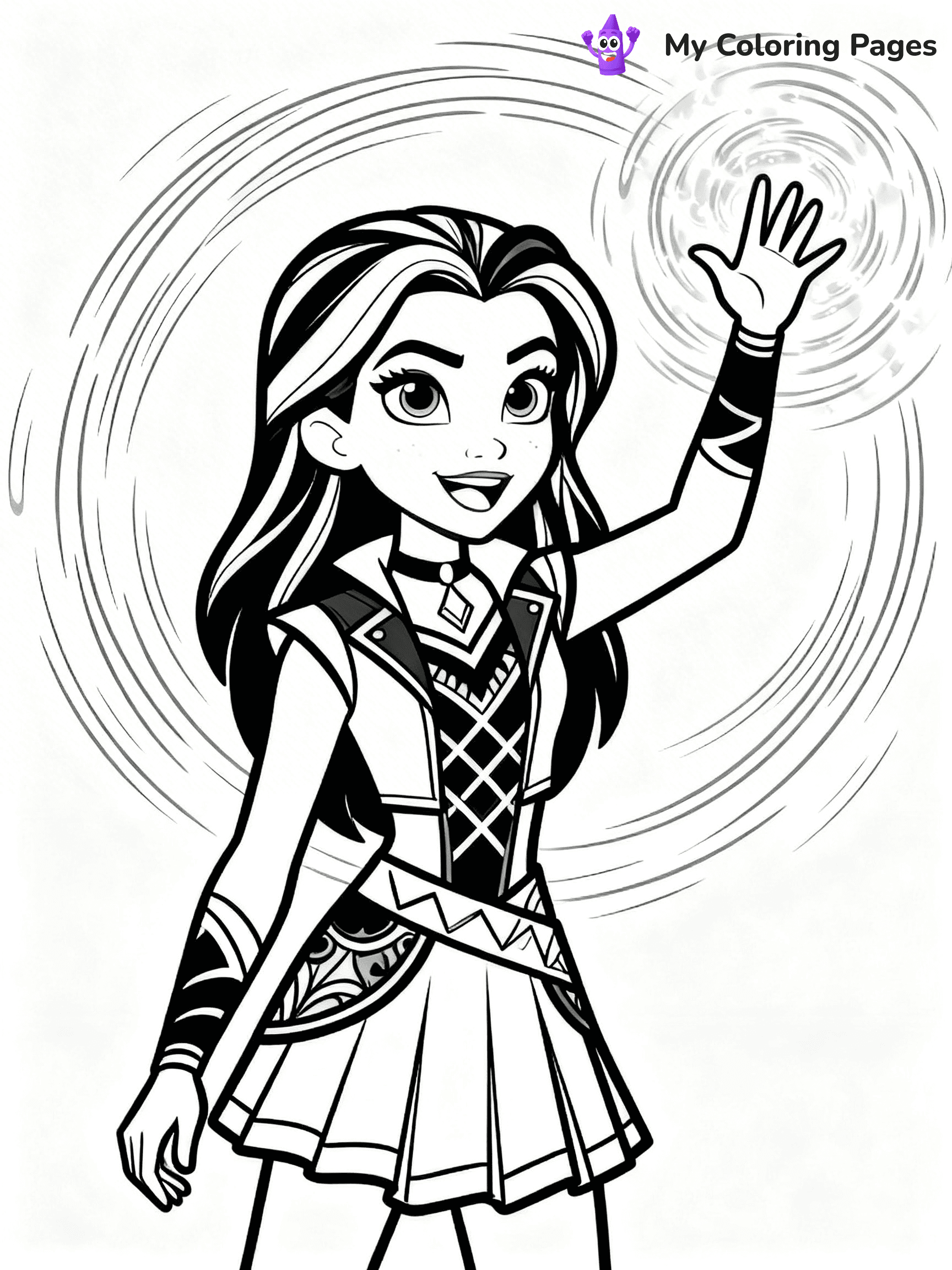 Descendants Coloring Pages - 2