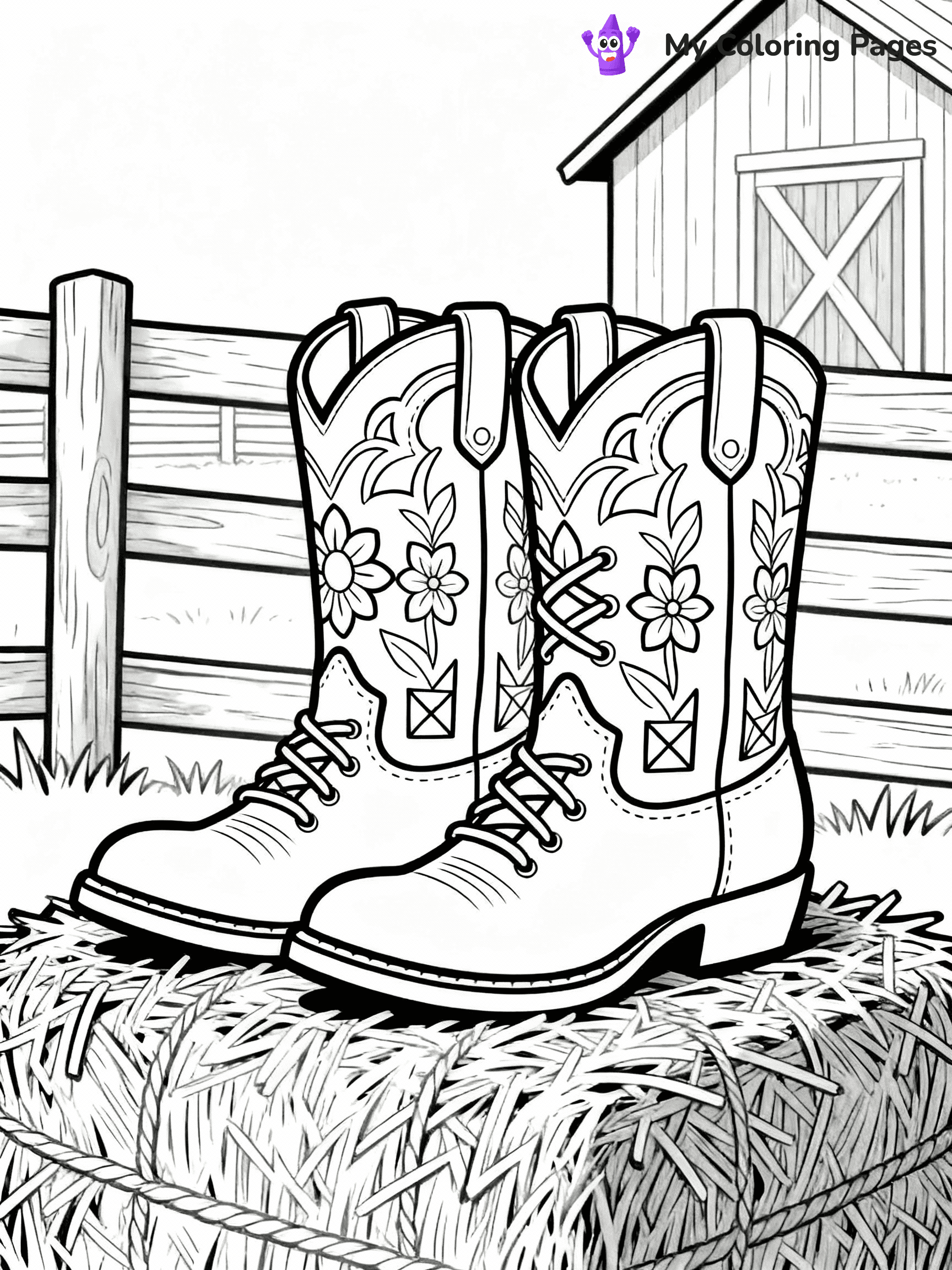Shoes Coloring Pages - 34