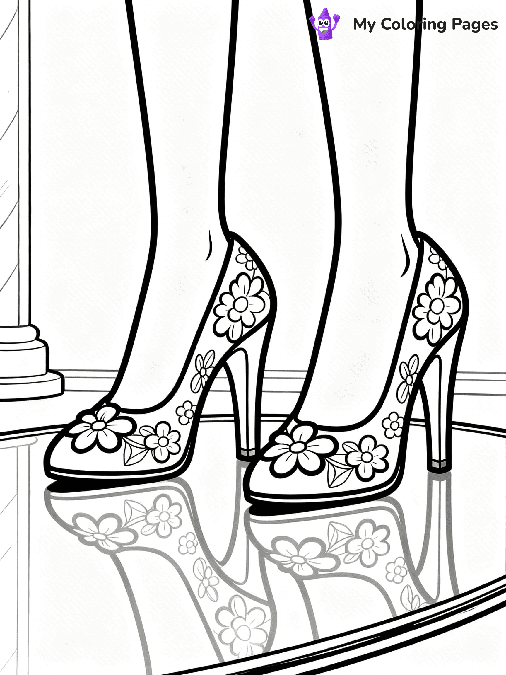 Shoes Coloring Pages - 31