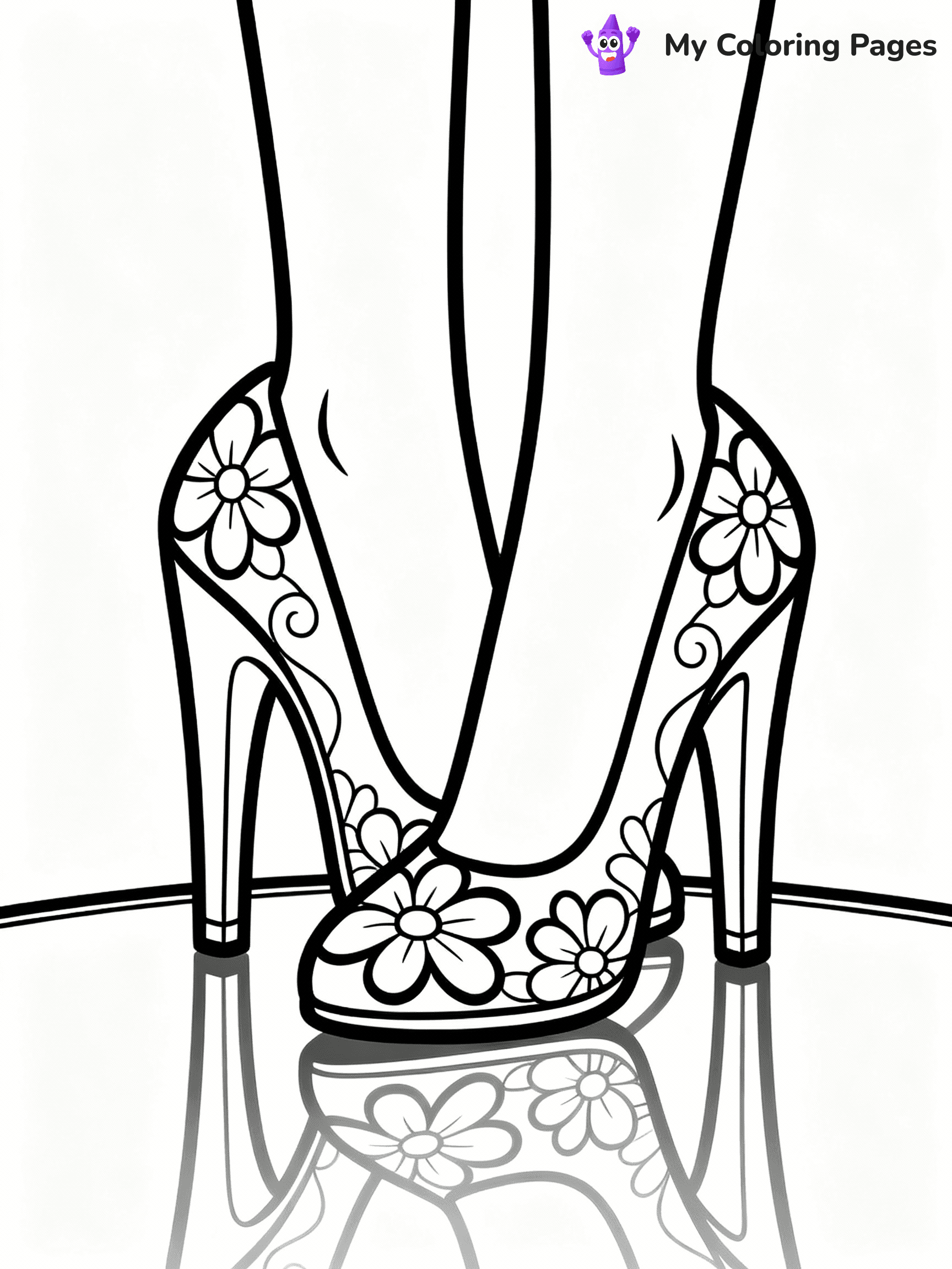 Shoes Coloring Pages - 28