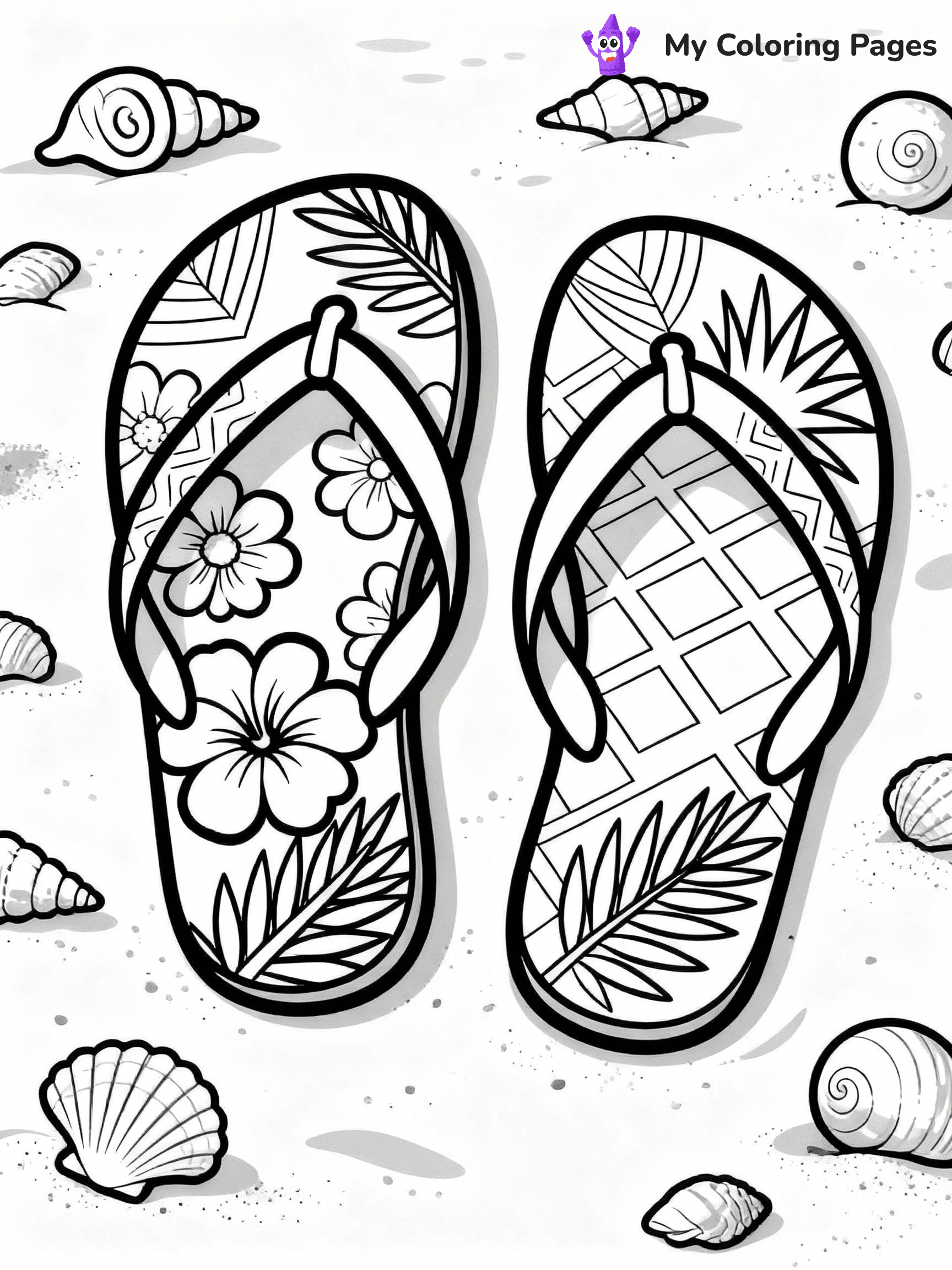 Shoes Coloring Pages - 4