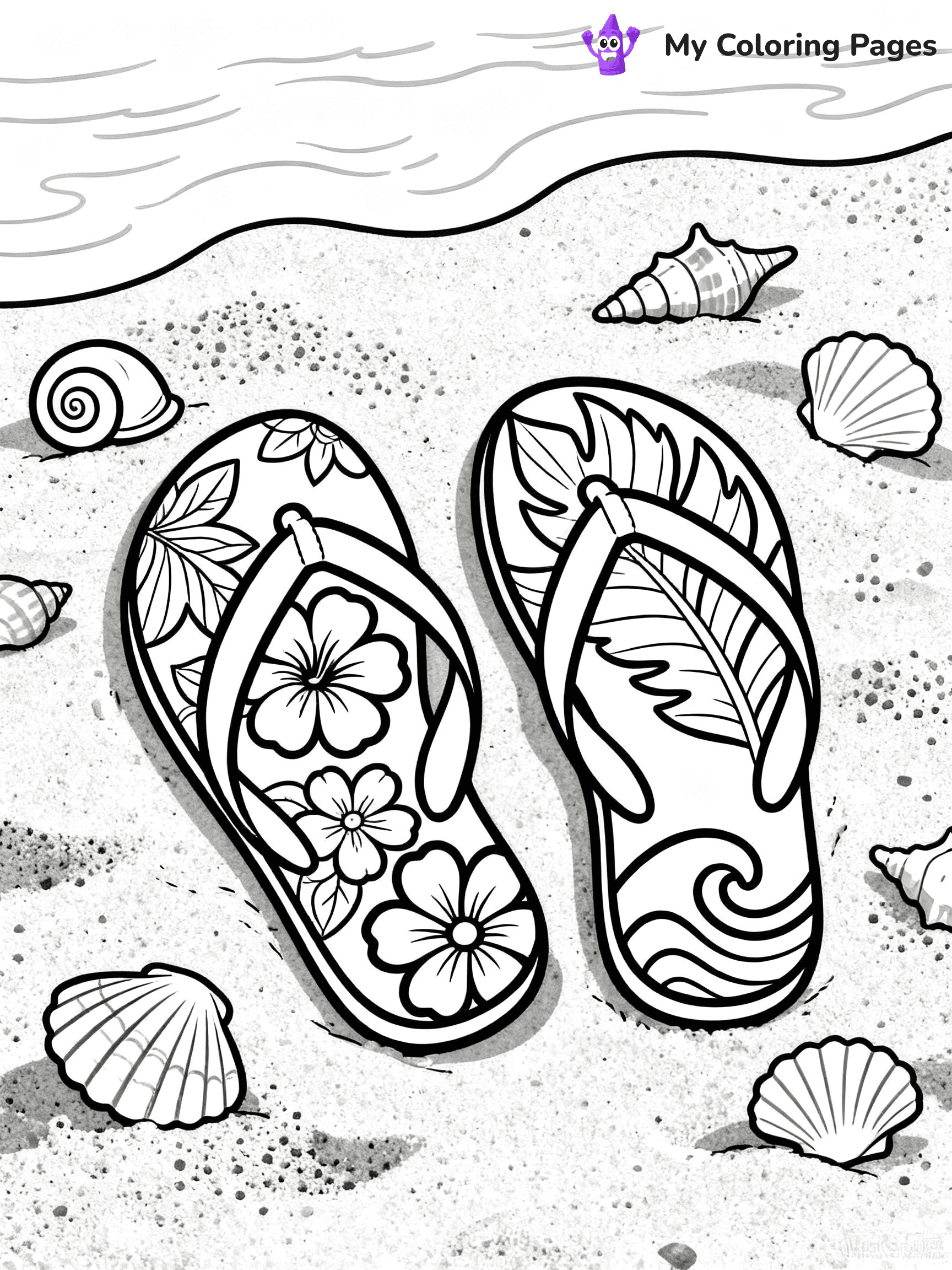 Shoes Coloring Pages - 3