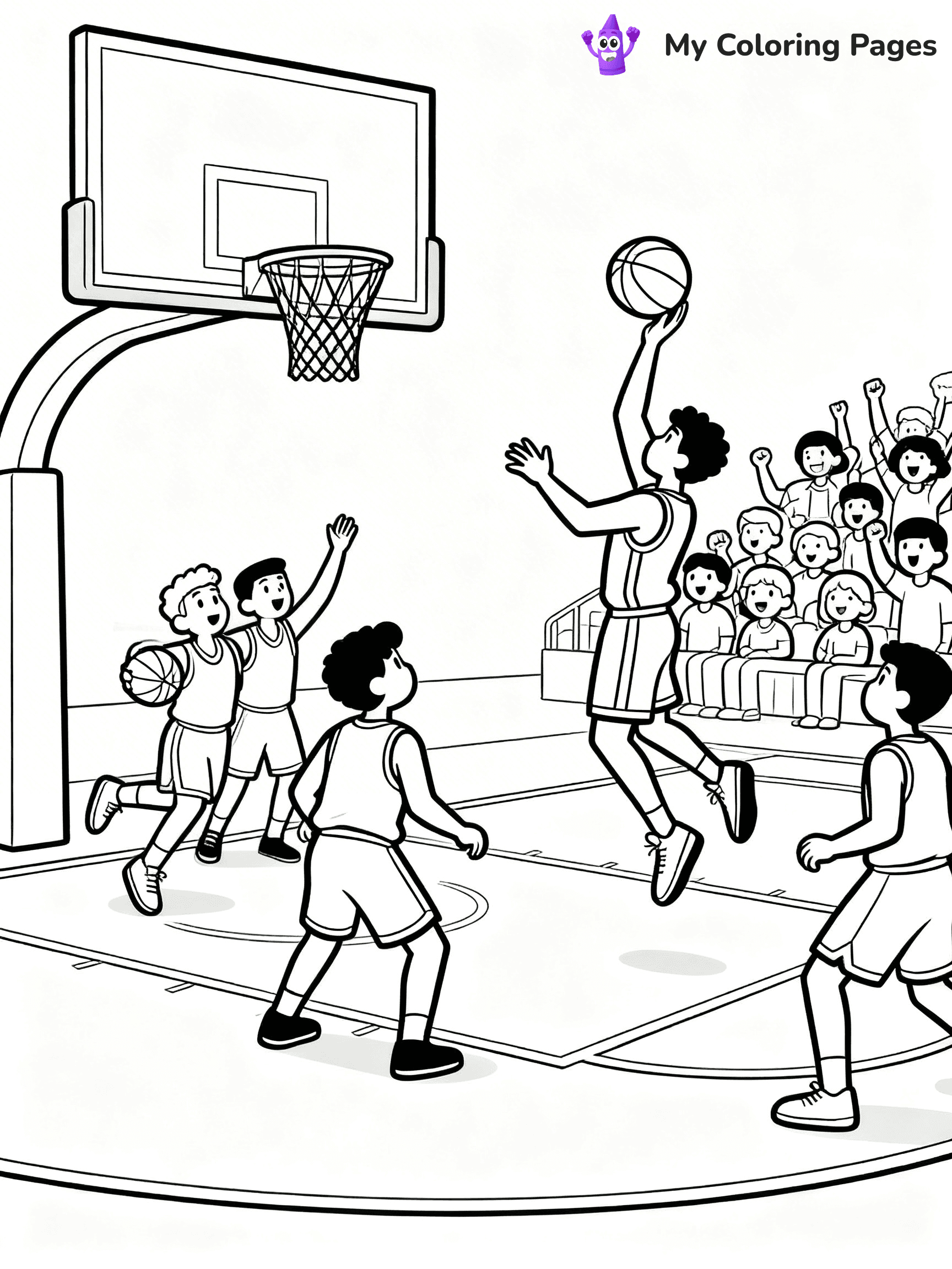 Lakers Coloring Pages - 18