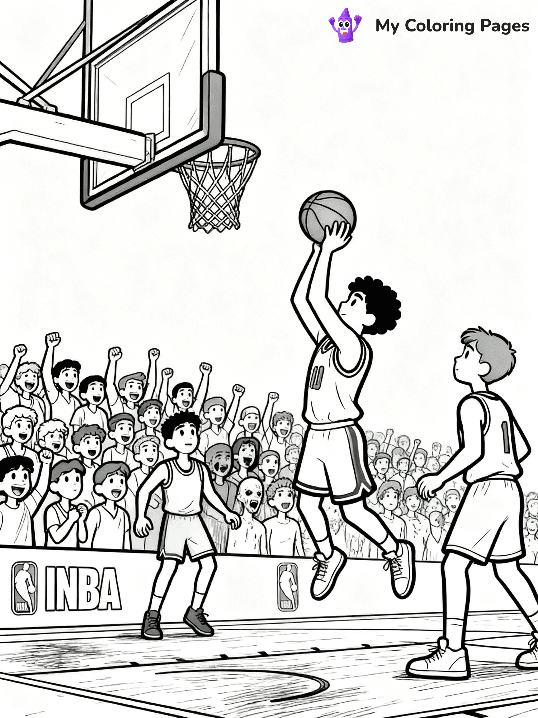 Lakers Coloring Pages - 16