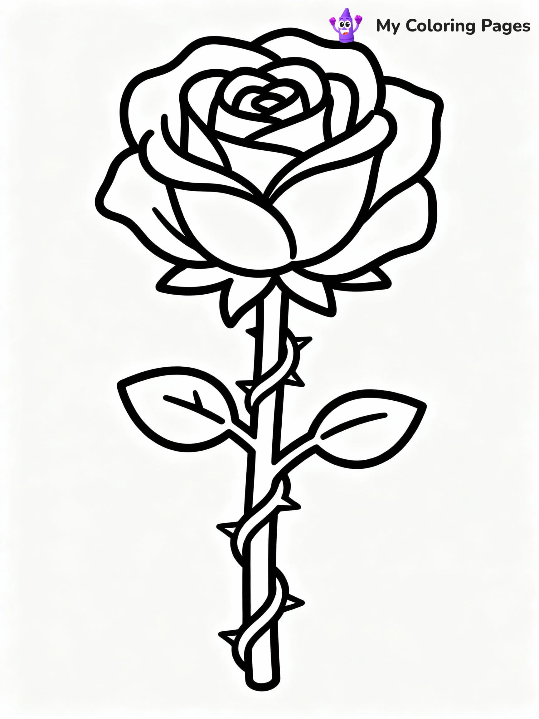 Flower Coloring Pages - 22