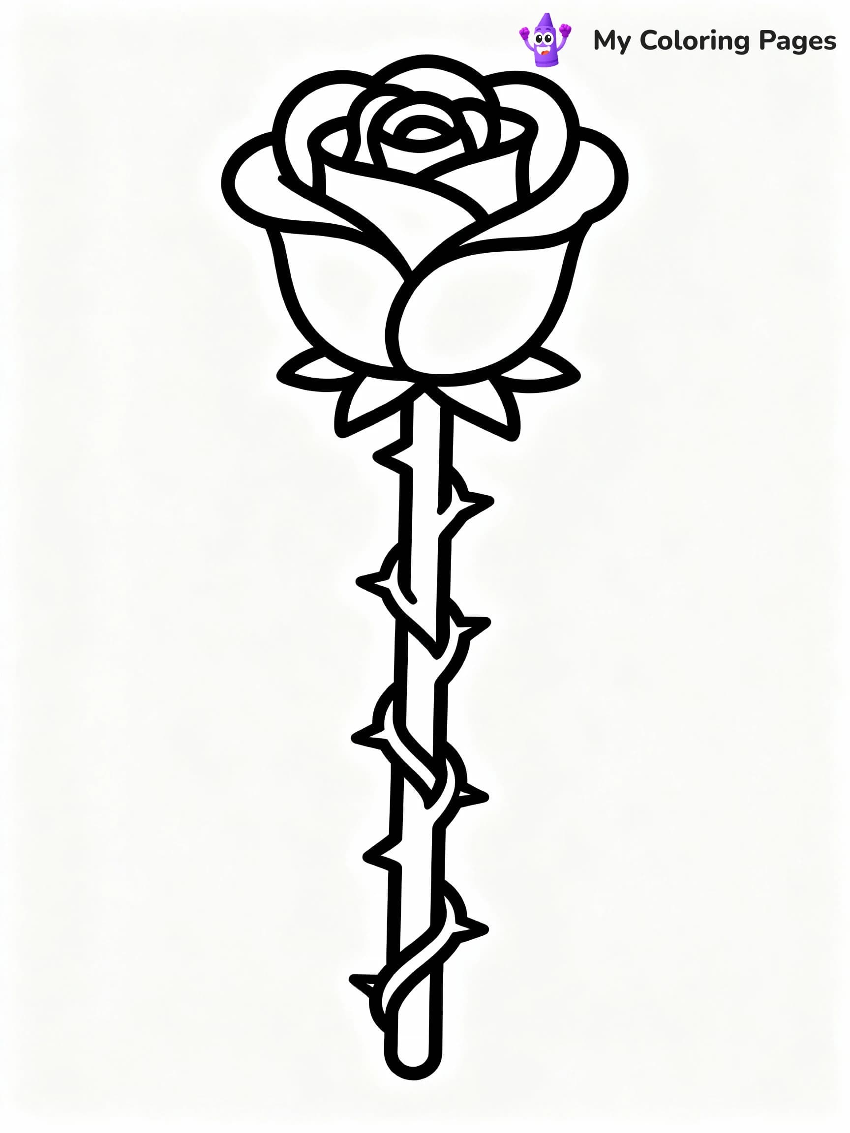 Flower Coloring Pages - 19