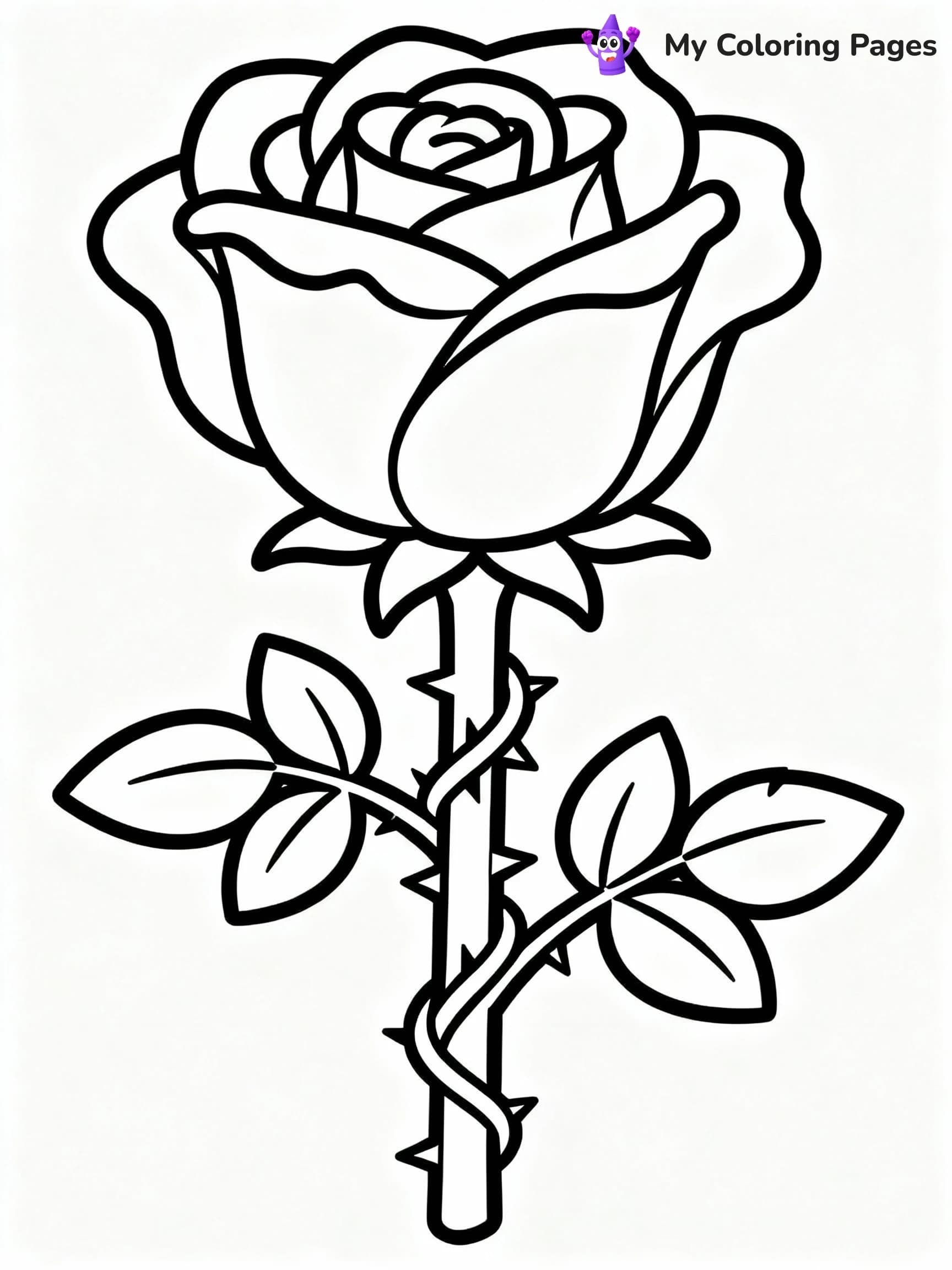 Flower Coloring Pages - 17