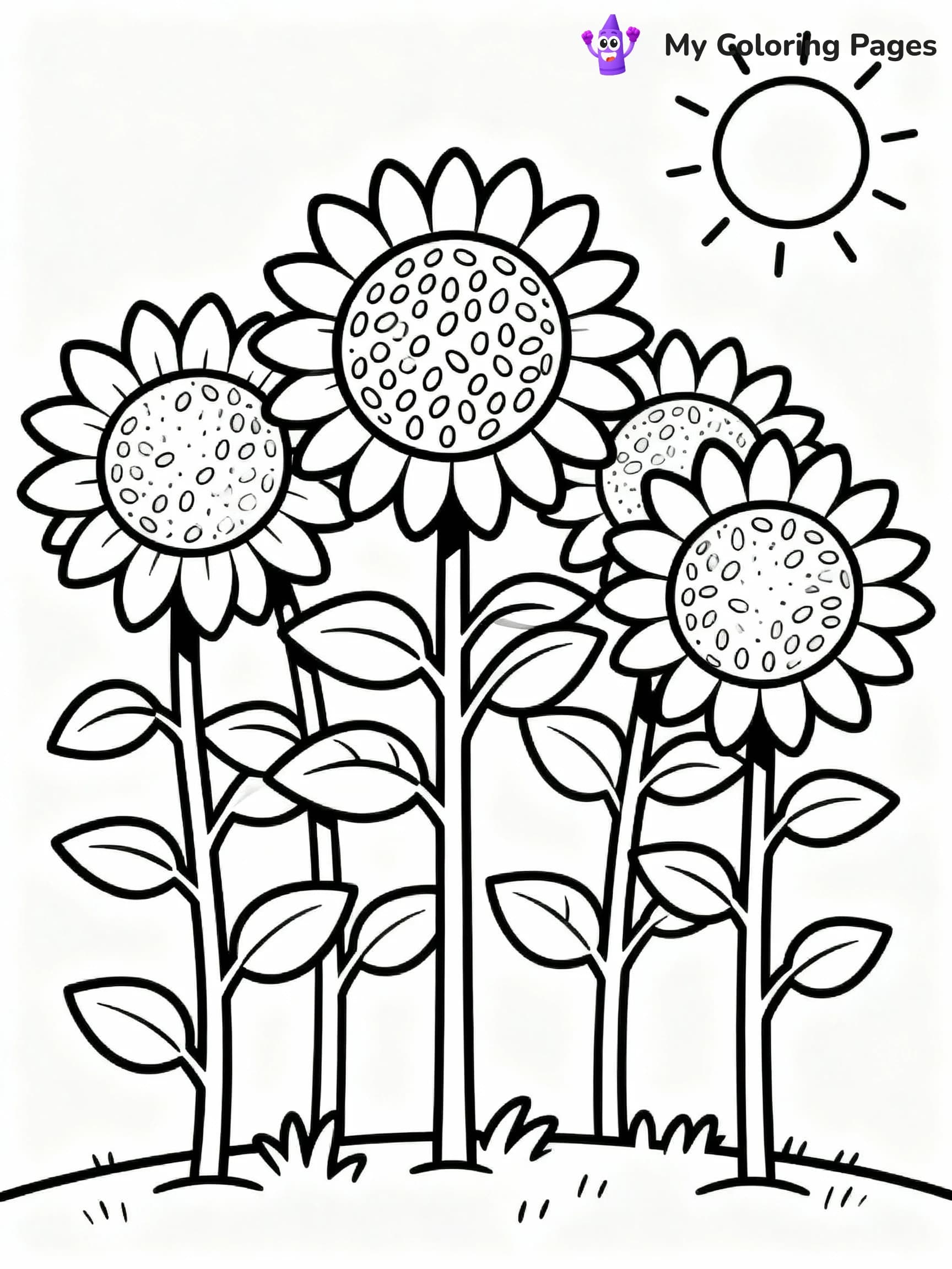 Flower Coloring Pages - 11