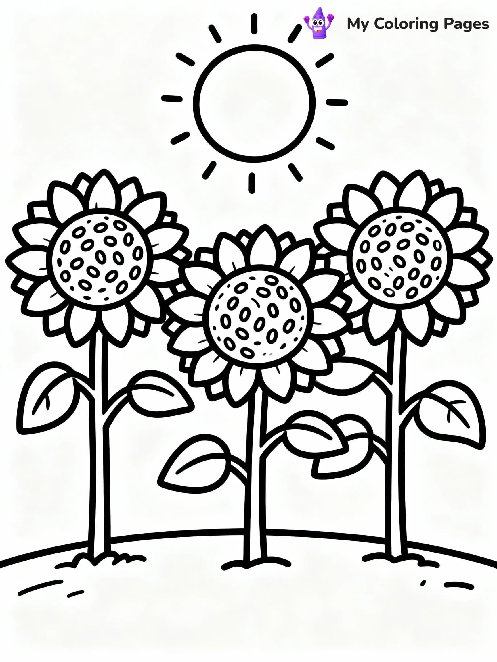 Flower Coloring Pages - 5