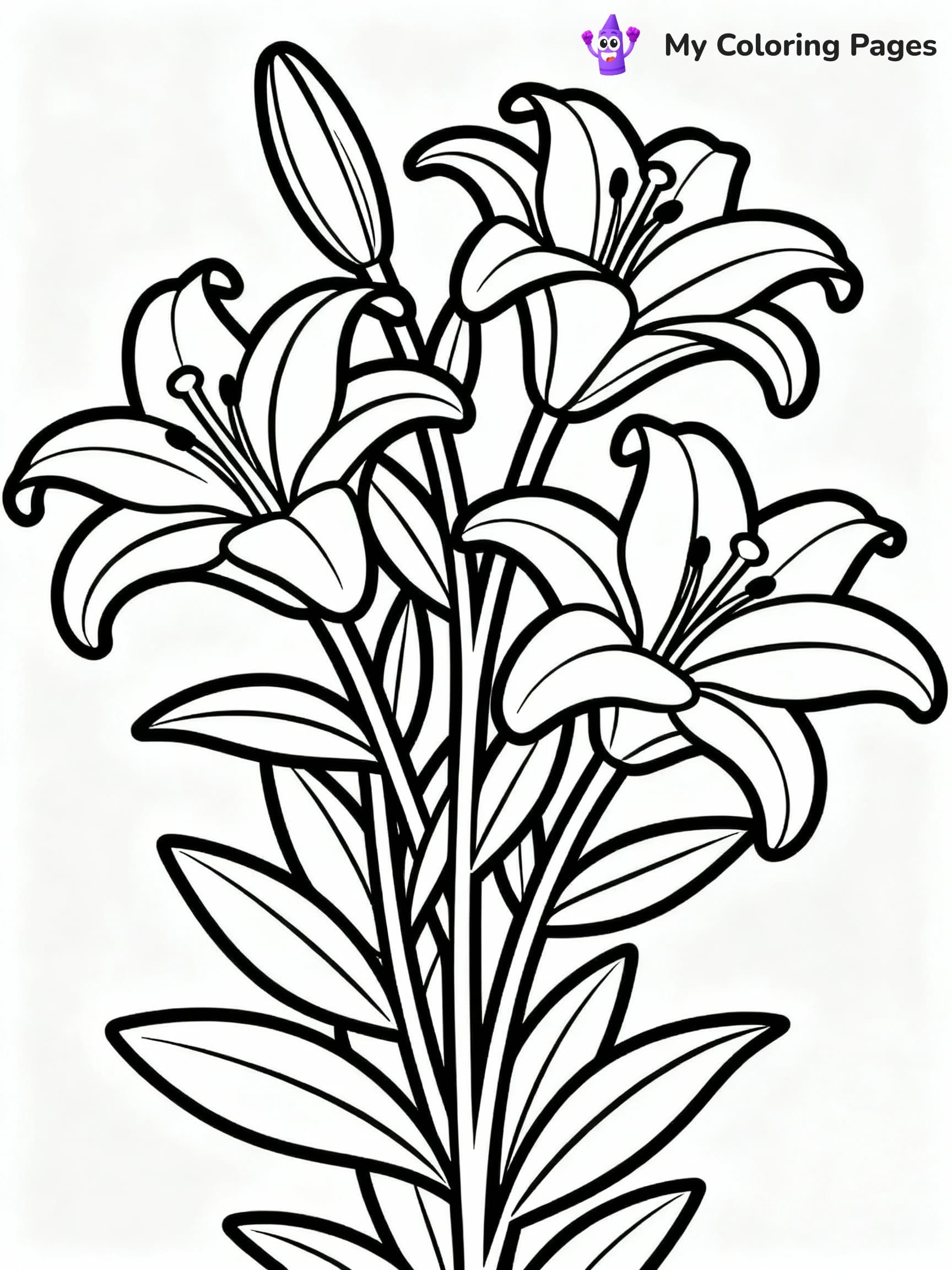 Flower Coloring Pages - 2