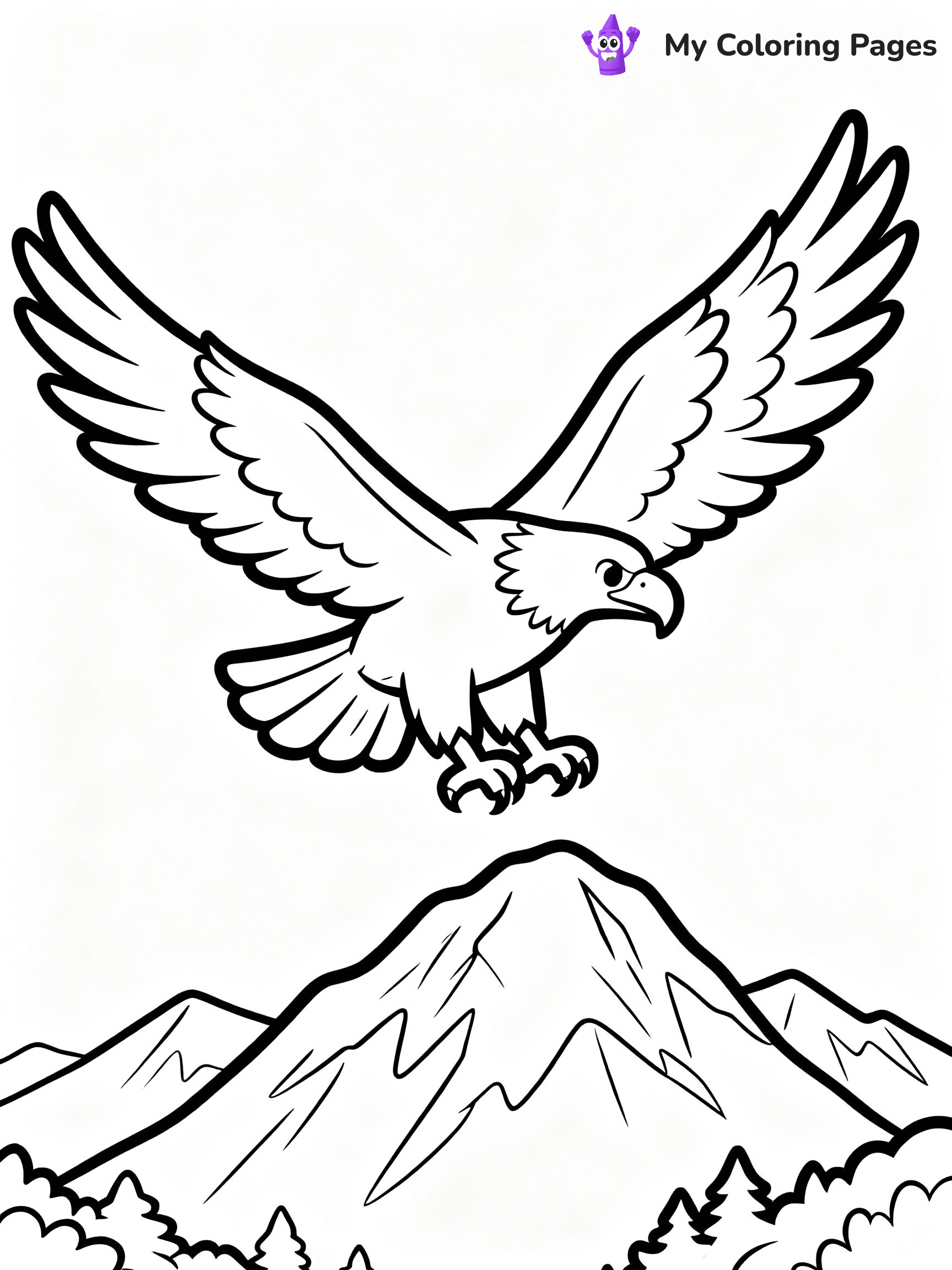Eagle Coloring Pages - 26
