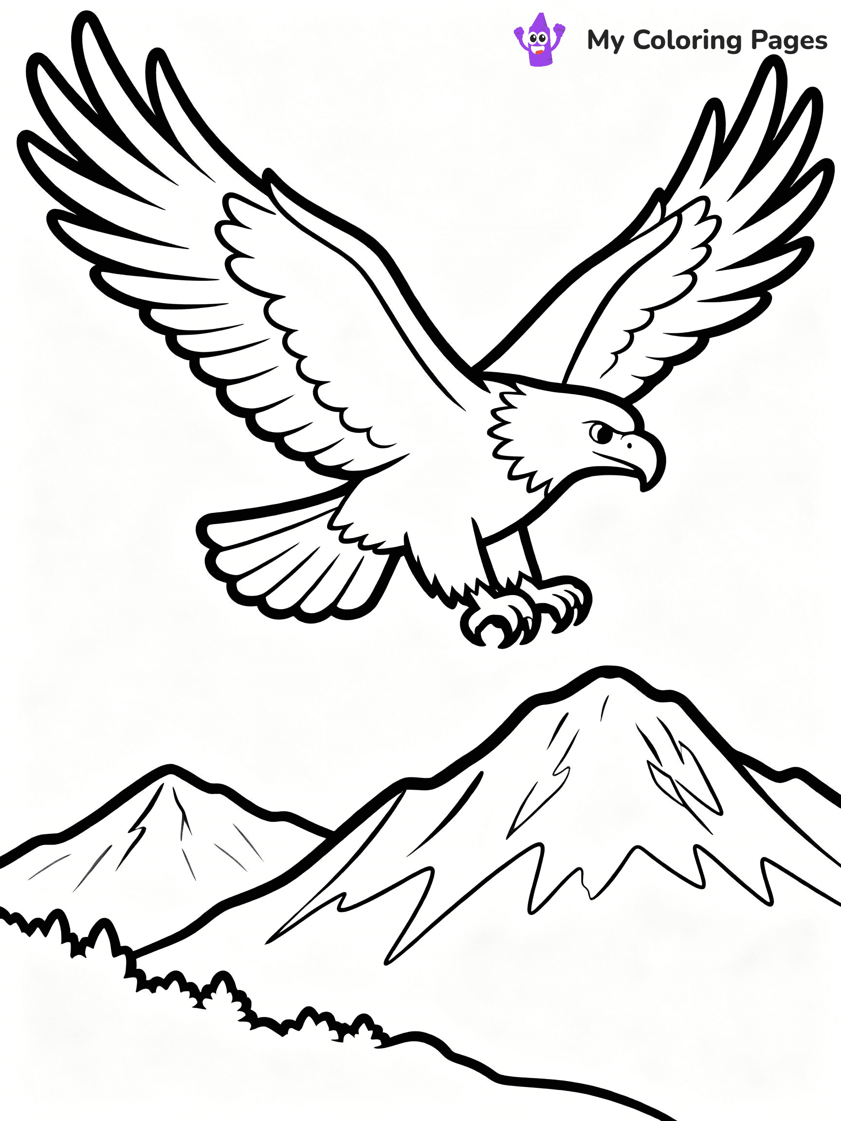 Eagle Coloring Pages - 24