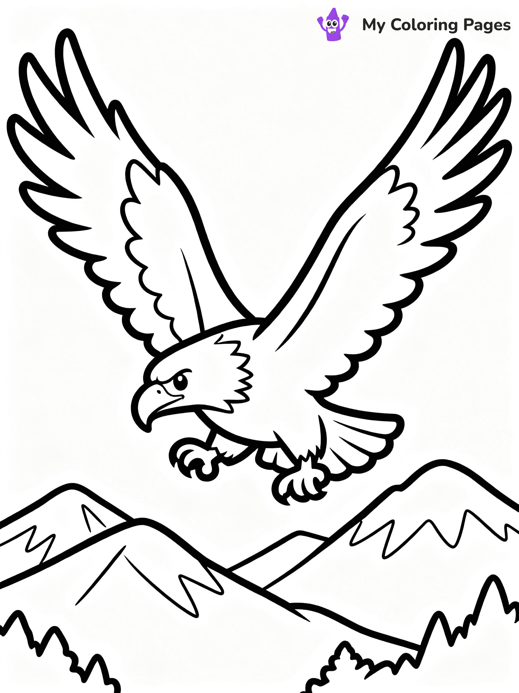 Eagle Coloring Pages - 19
