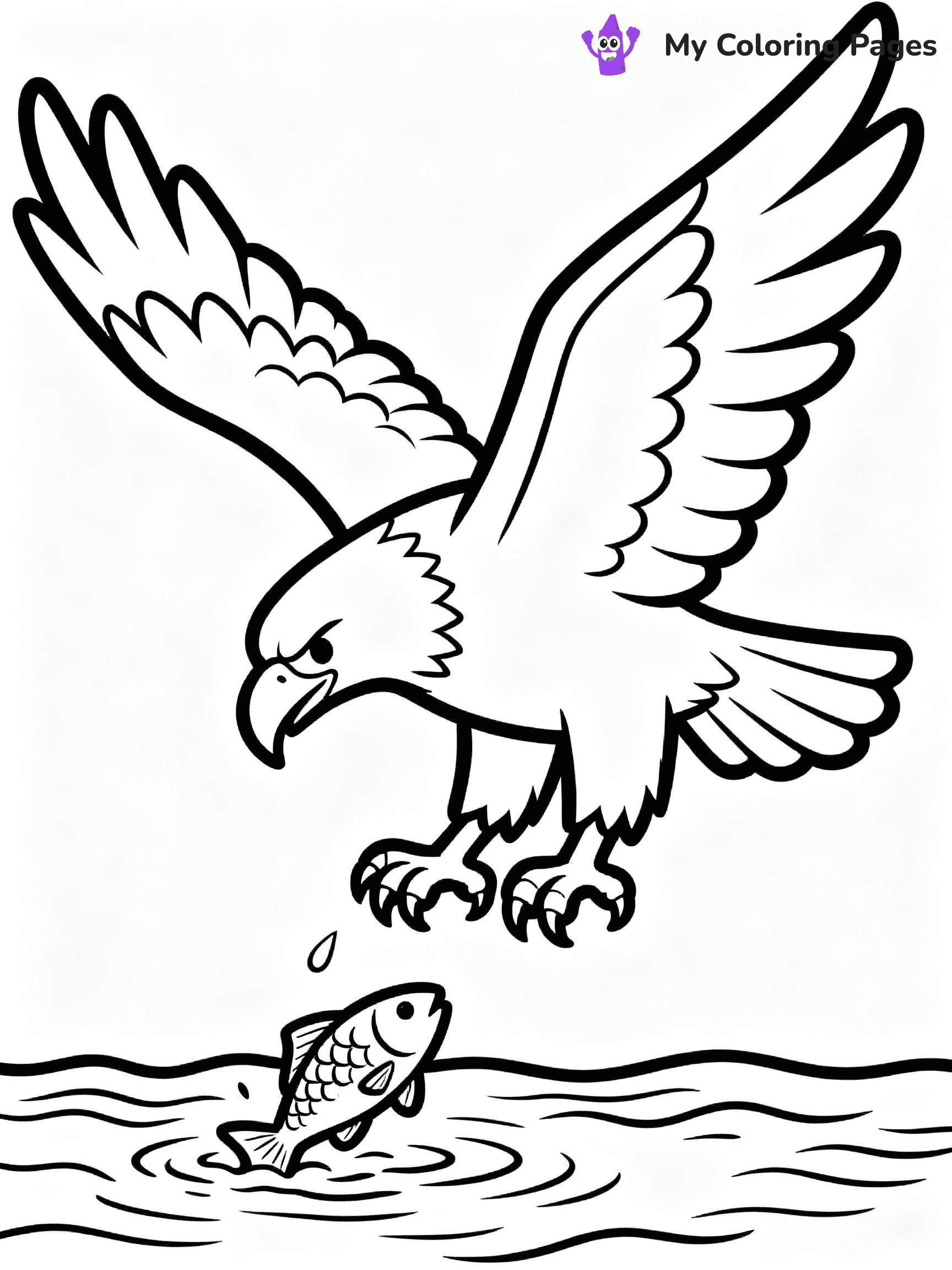Eagle Coloring Pages - 11