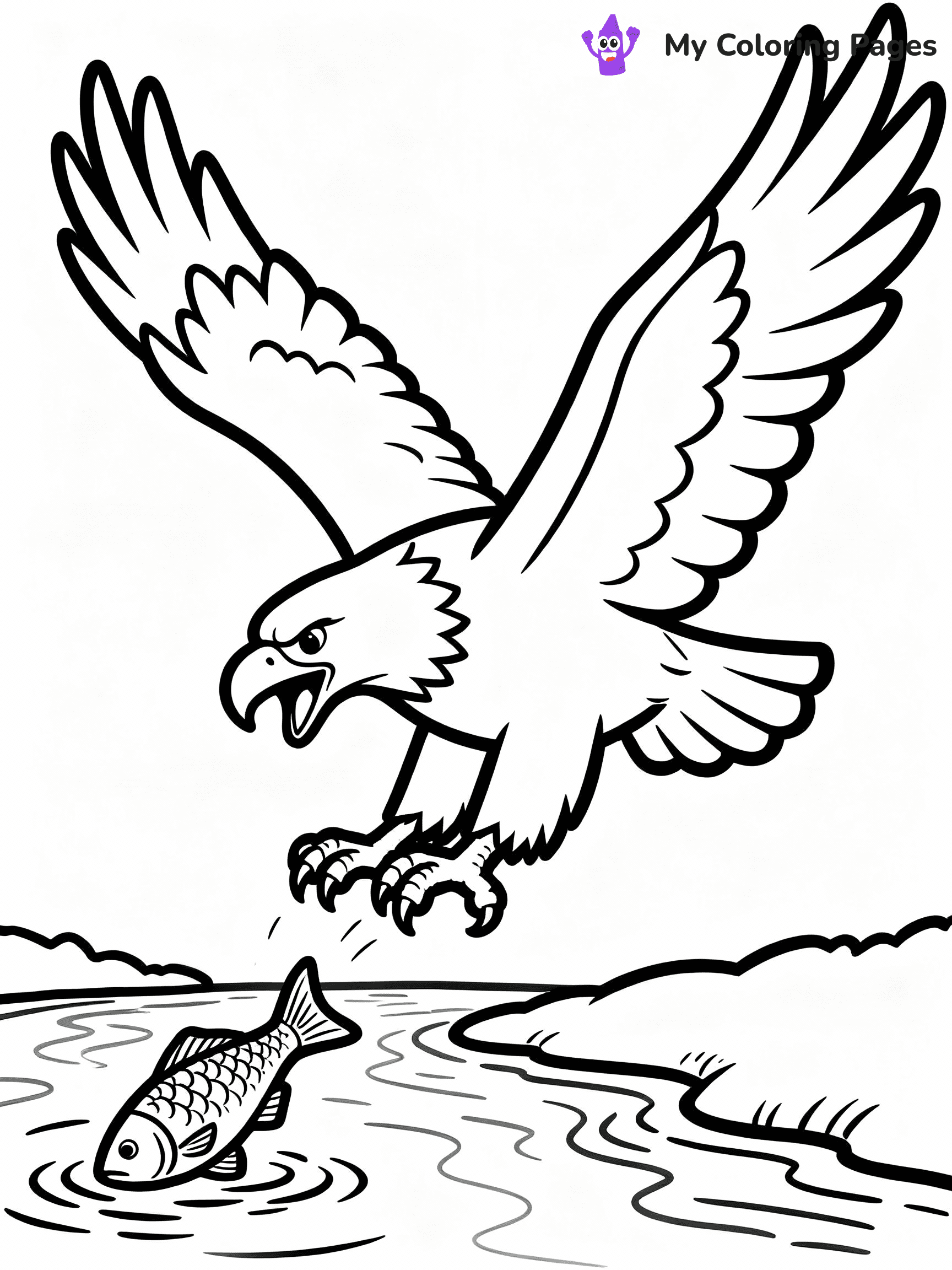 Eagle Coloring Pages - 10