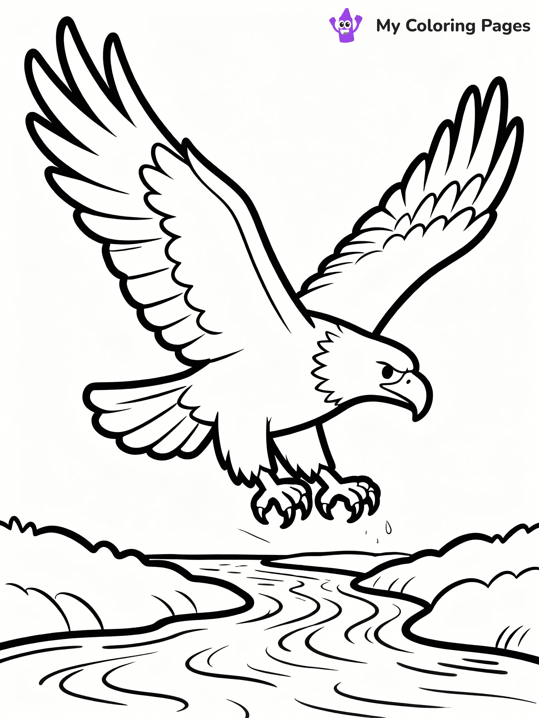 Eagle Coloring Pages - 9