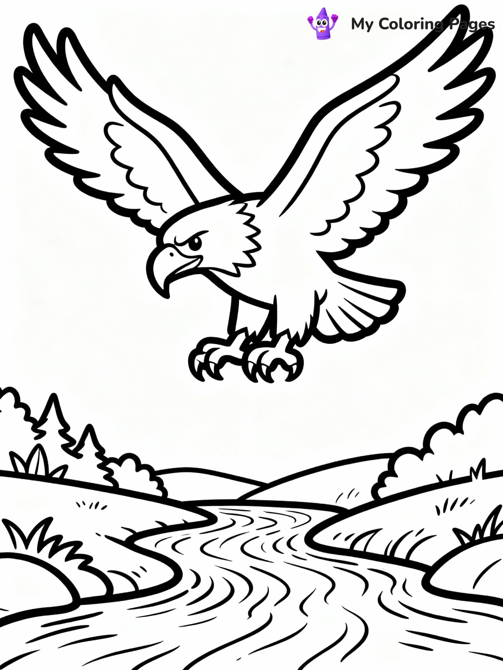 Eagle Coloring Pages - 8