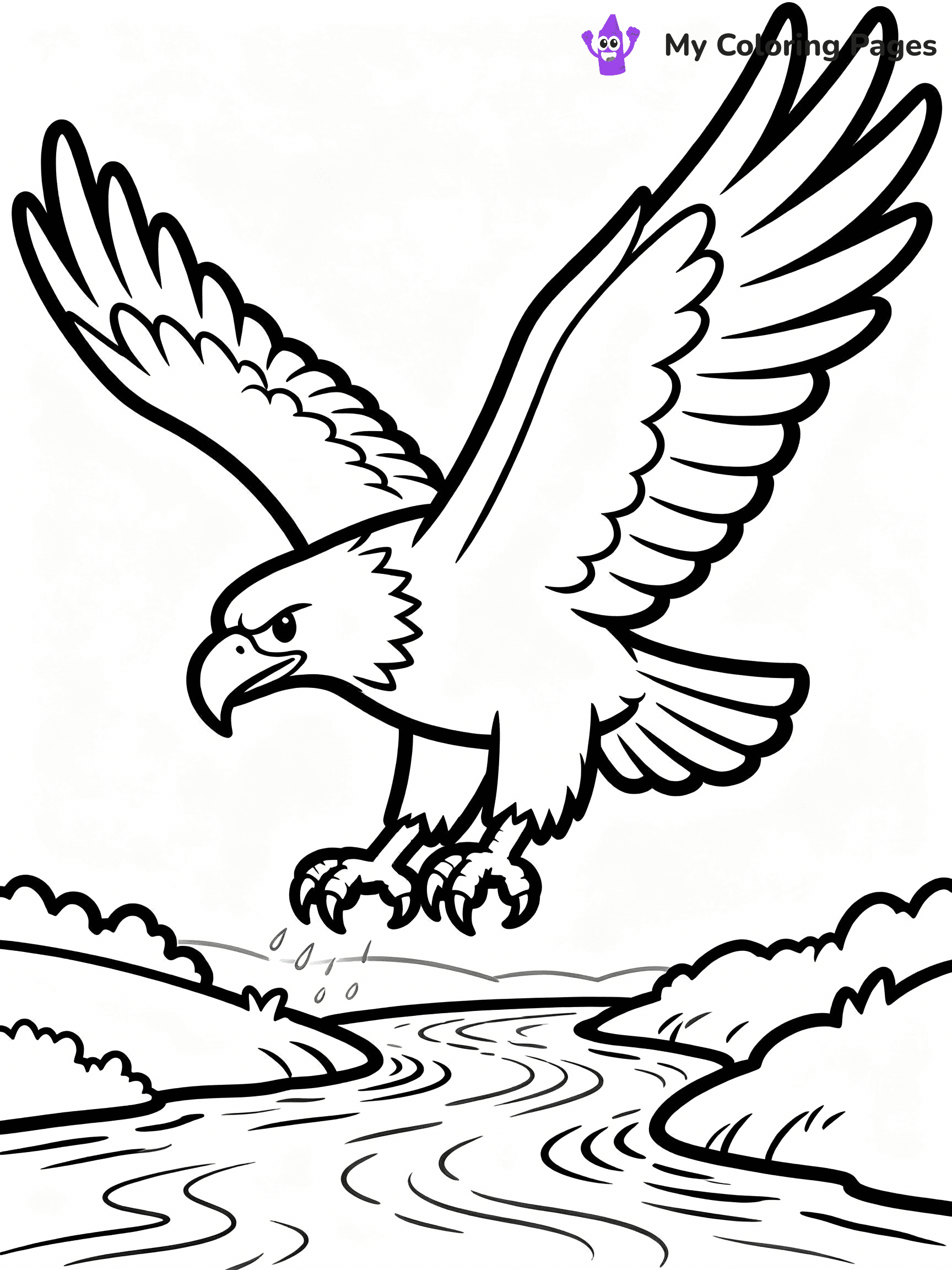 Eagle Coloring Pages - 7