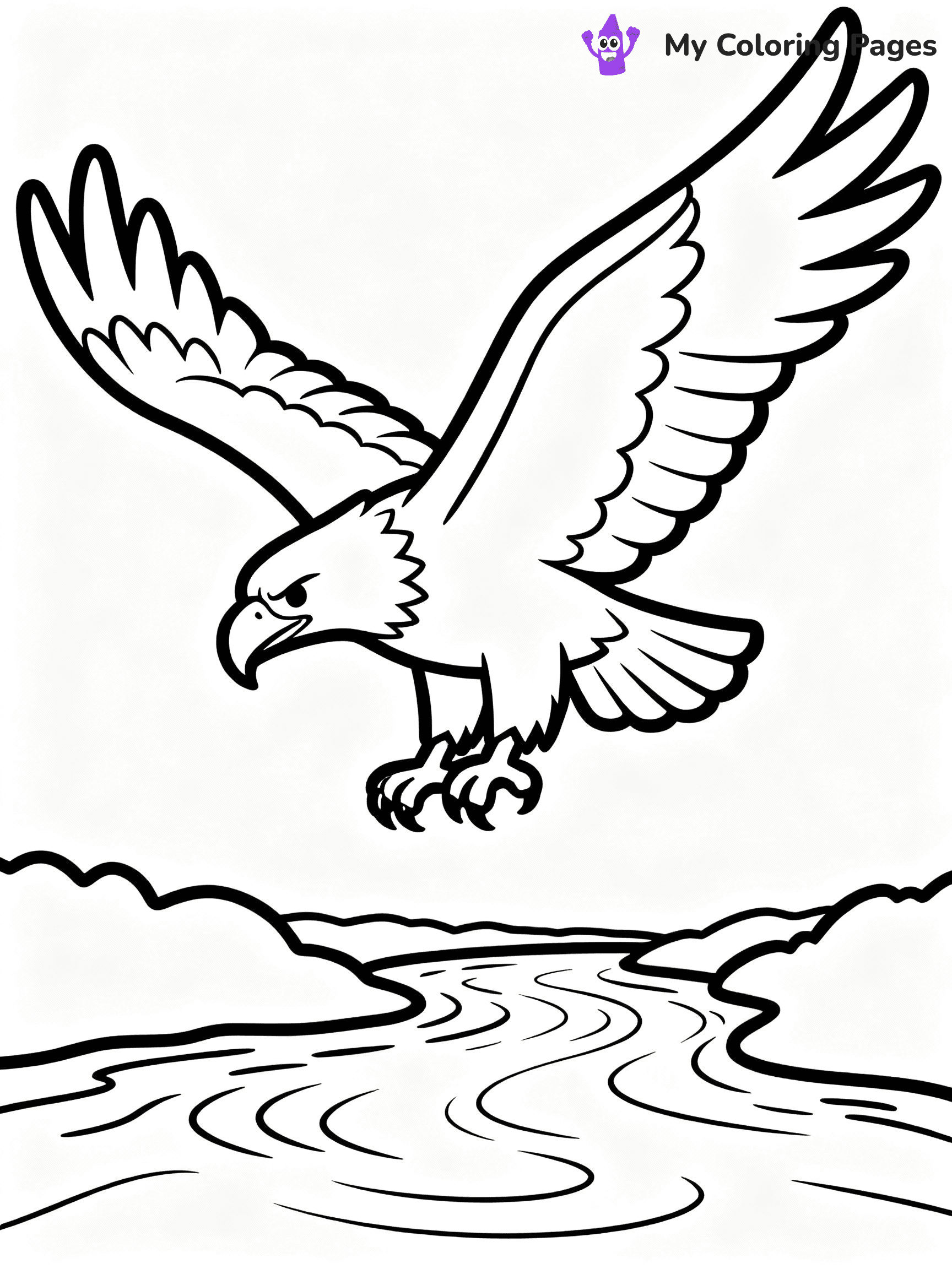 Eagle Coloring Pages - 6