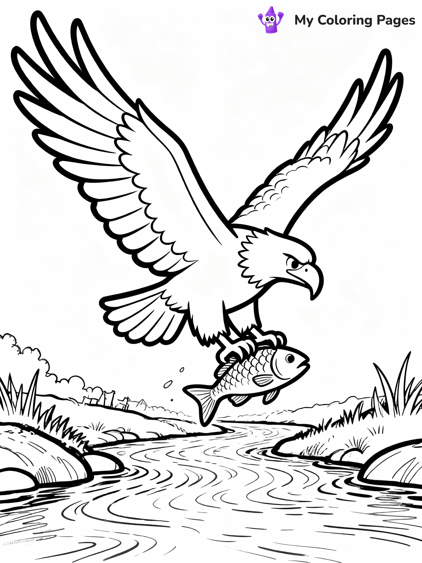 Eagle Coloring Pages - 3