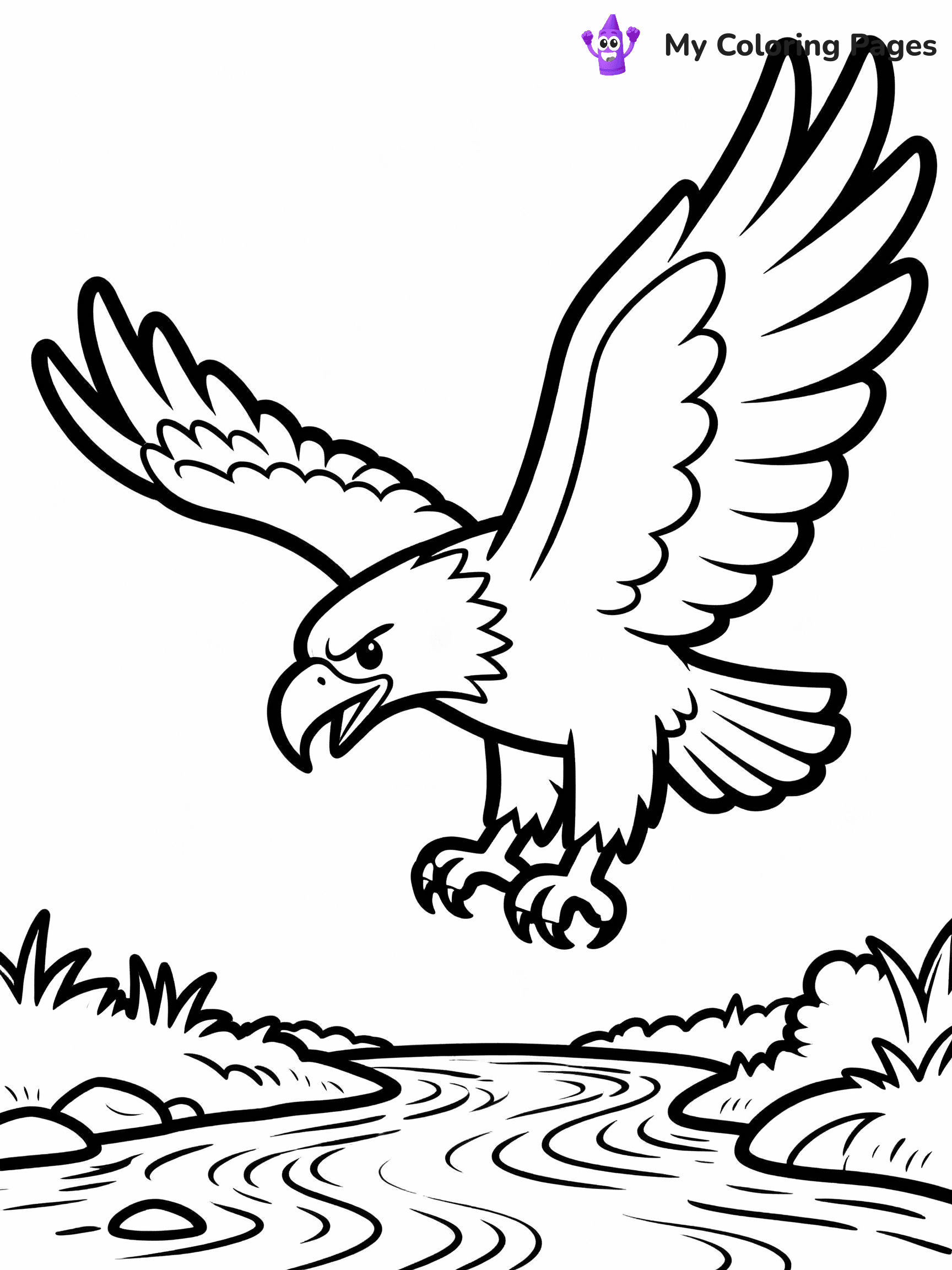 Eagle Coloring Pages - 2