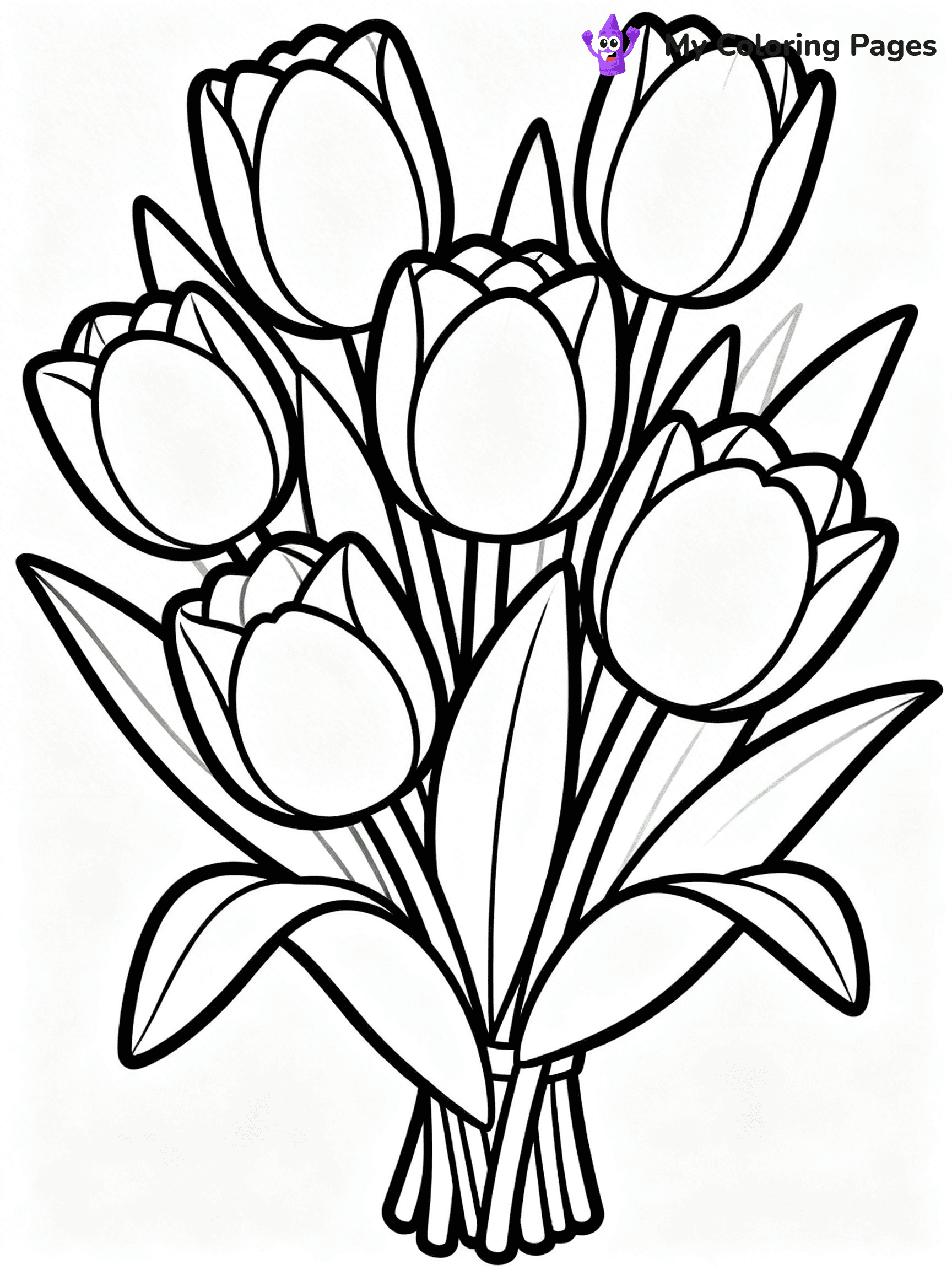 Realistic Flower Coloring Pages - 58