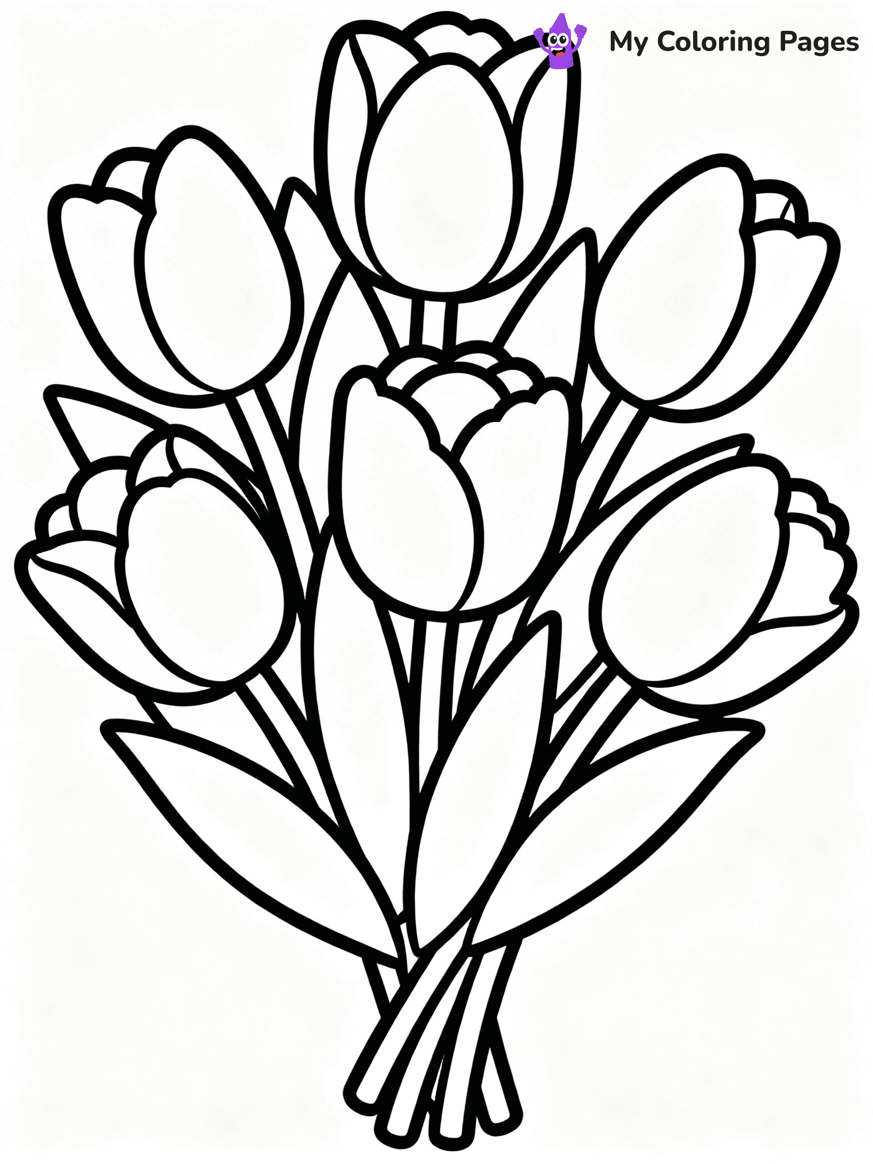 Realistic Flower Coloring Pages - 56