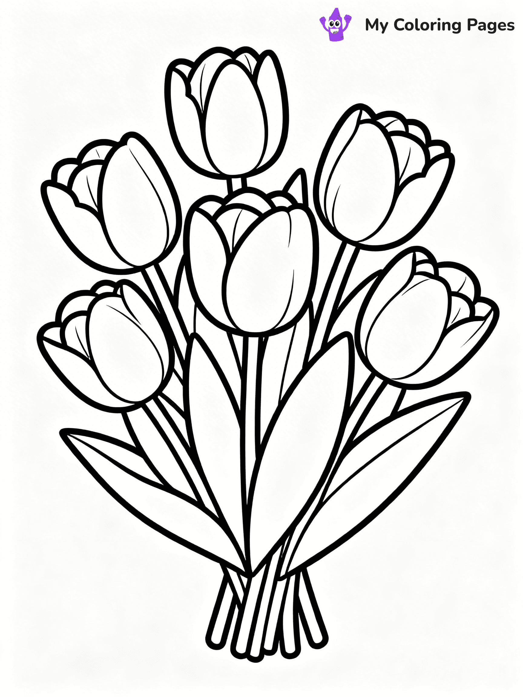 Realistic Flower Coloring Pages - 53