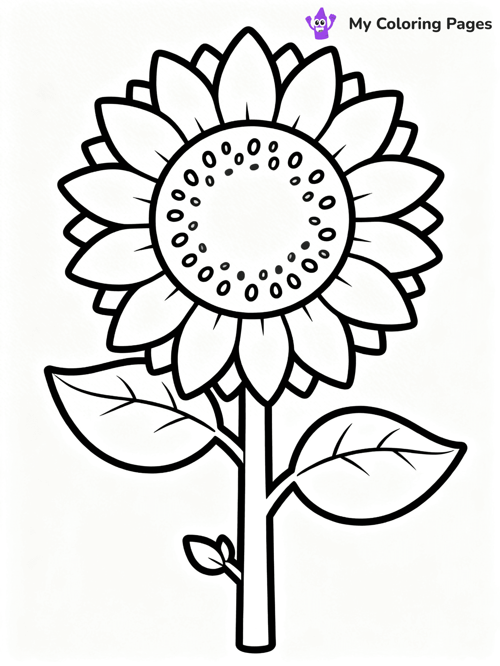 Realistic Flower Coloring Pages - 49