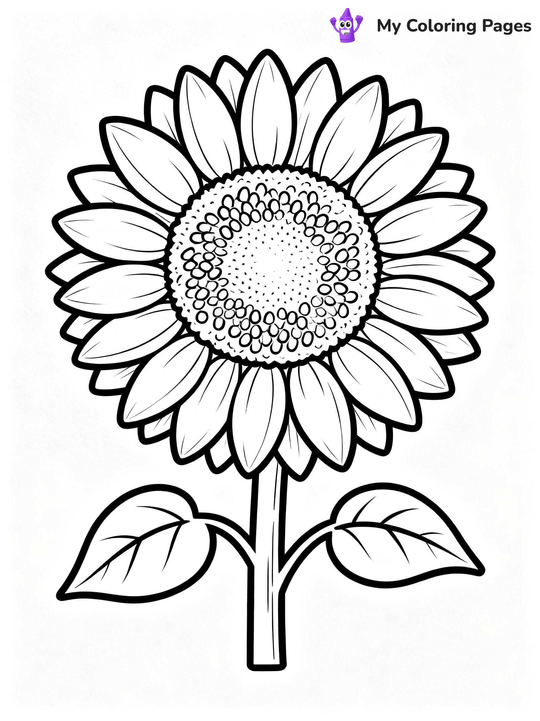 Realistic Flower Coloring Pages - 47