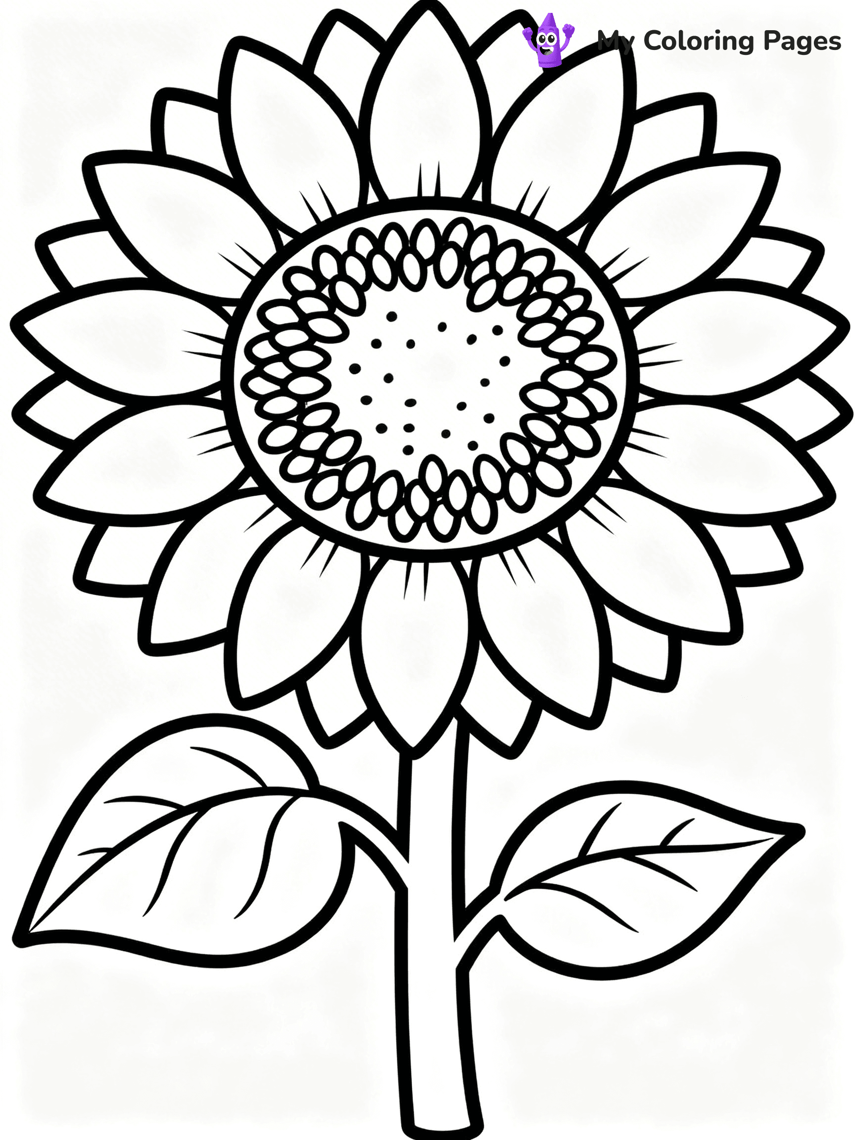 Realistic Flower Coloring Pages - 46