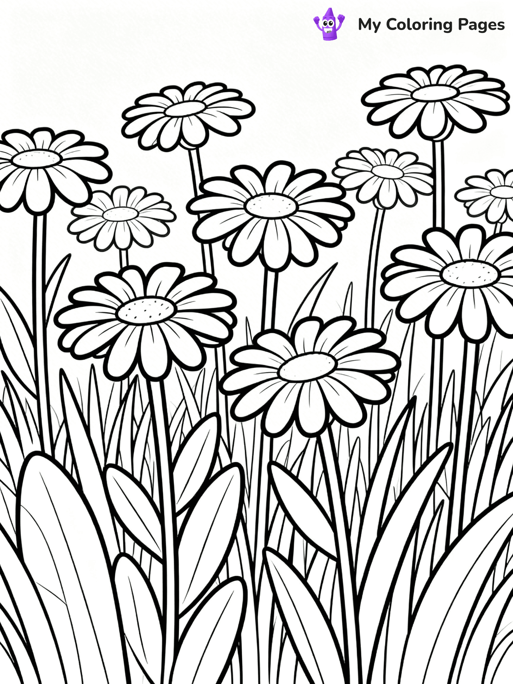 Realistic Flower Coloring Pages - 41