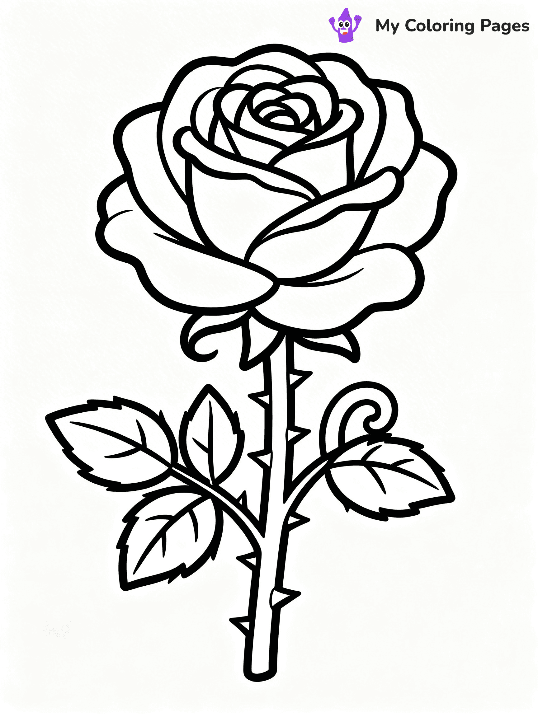 Realistic Flower Coloring Pages - 38
