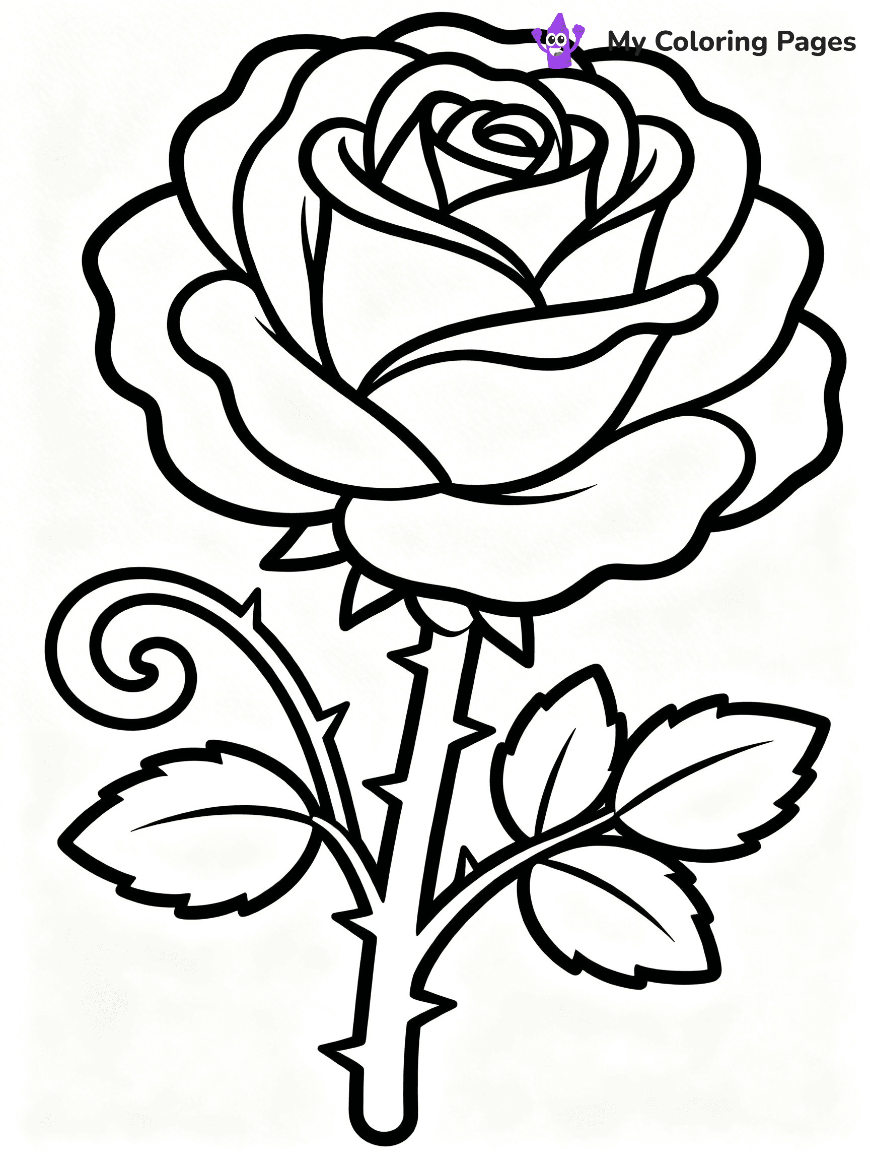 Realistic Flower Coloring Pages - 37