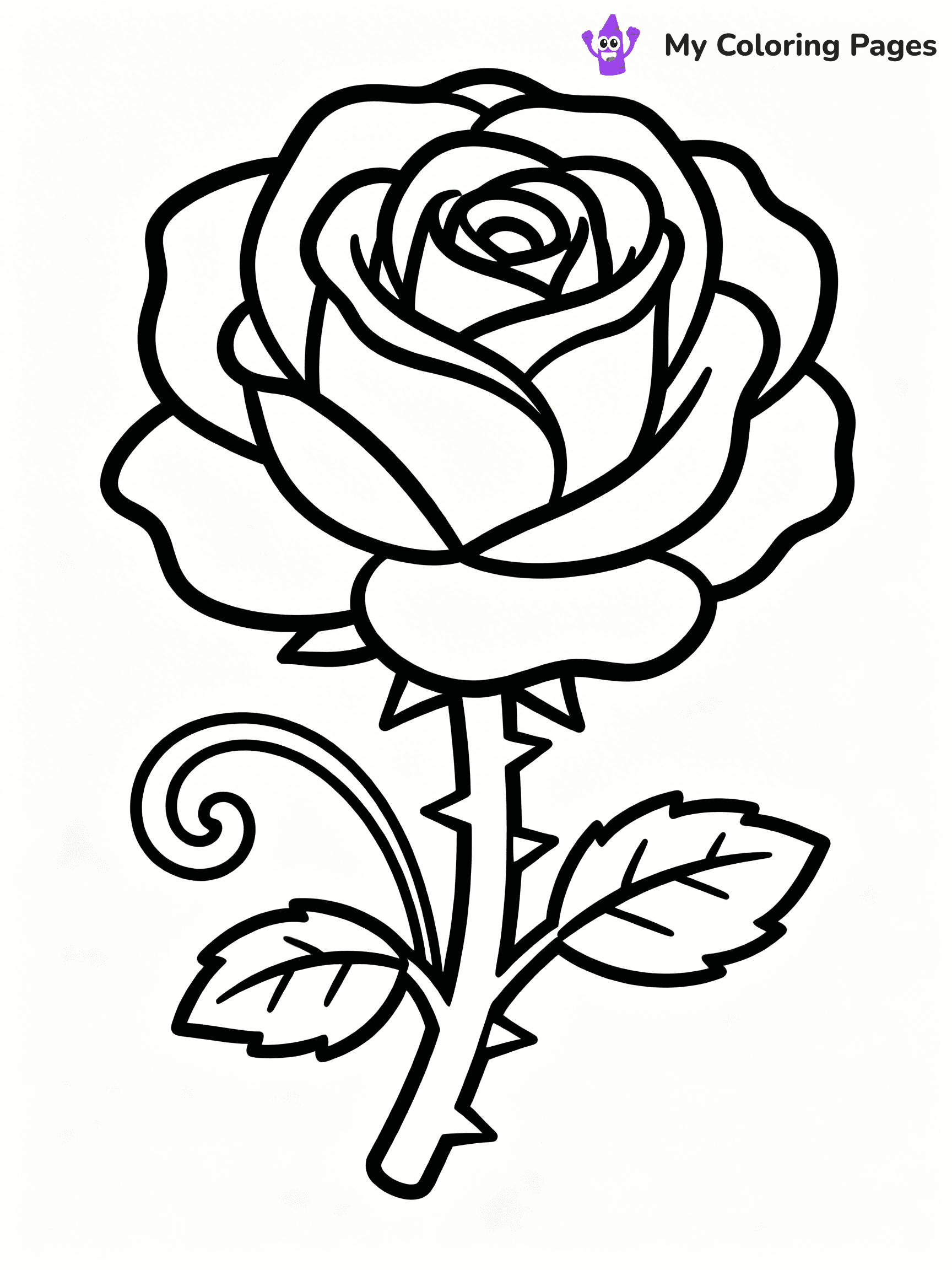 Realistic Flower Coloring Pages - 36