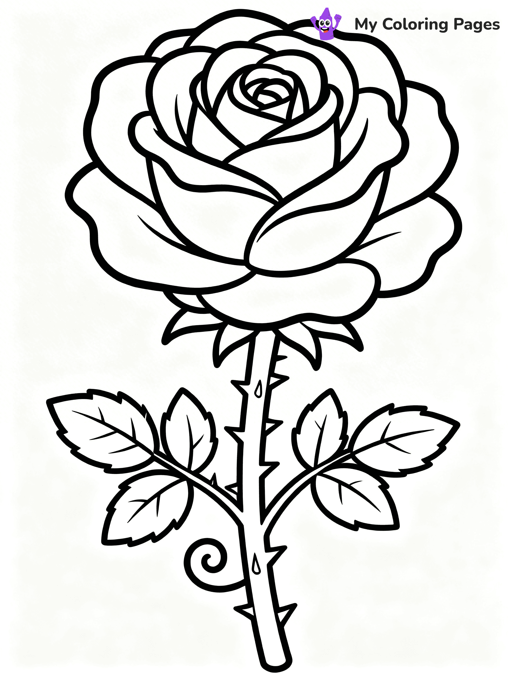 Realistic Flower Coloring Pages - 35