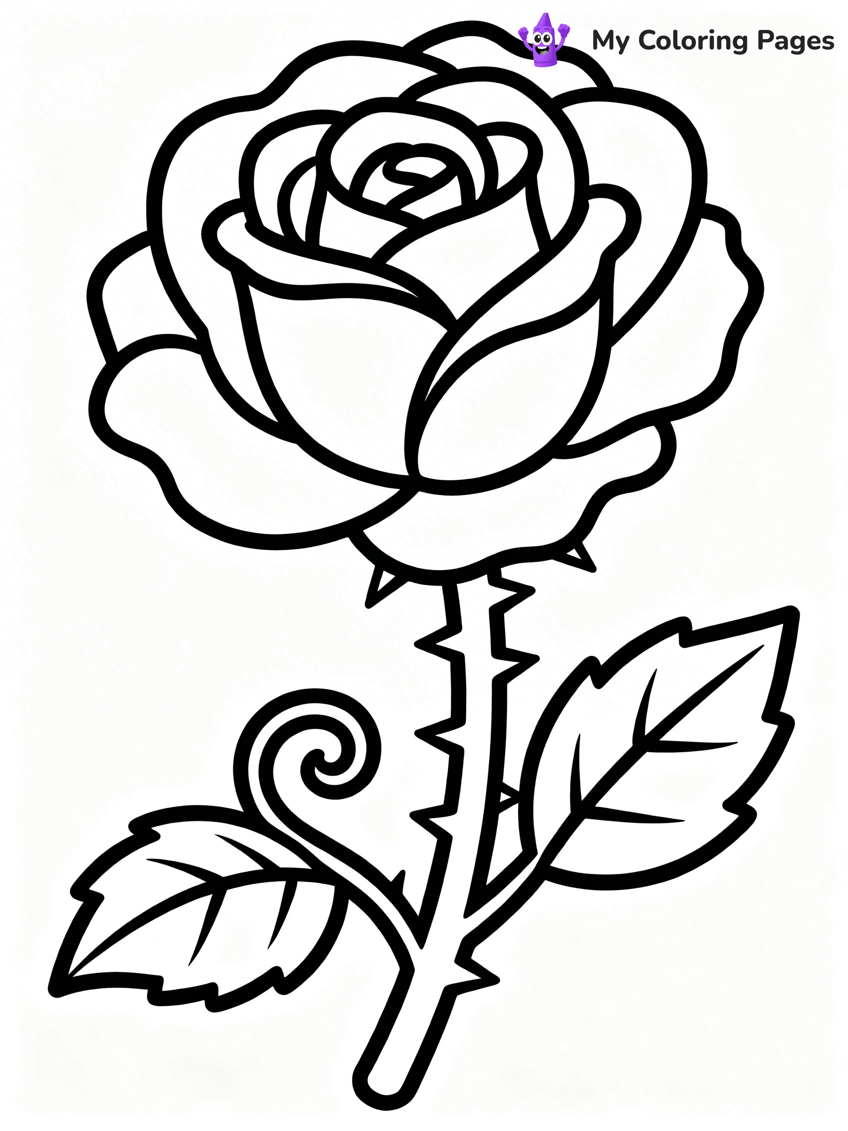 Realistic Flower Coloring Pages - 34
