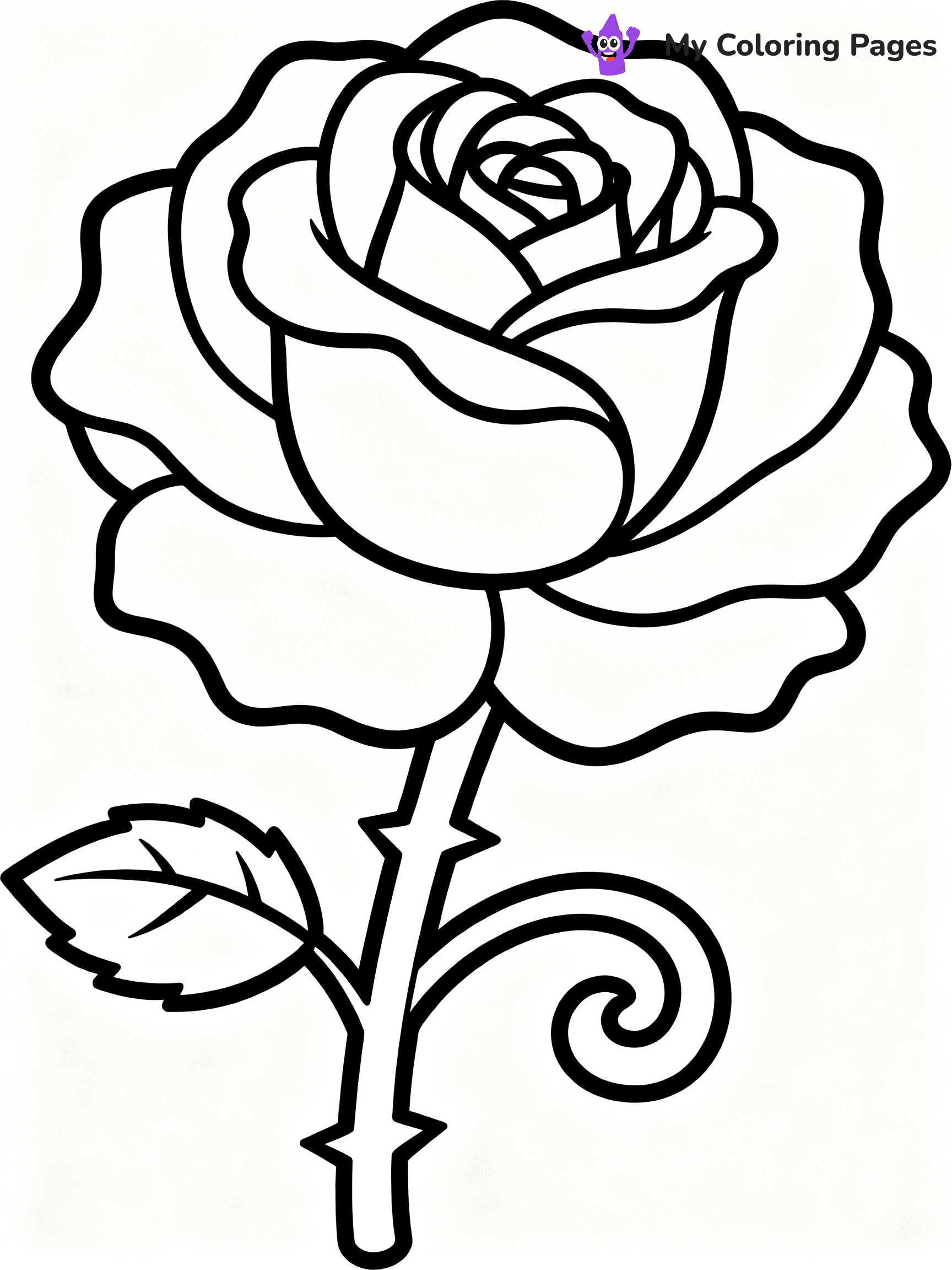 Realistic Flower Coloring Pages - 33