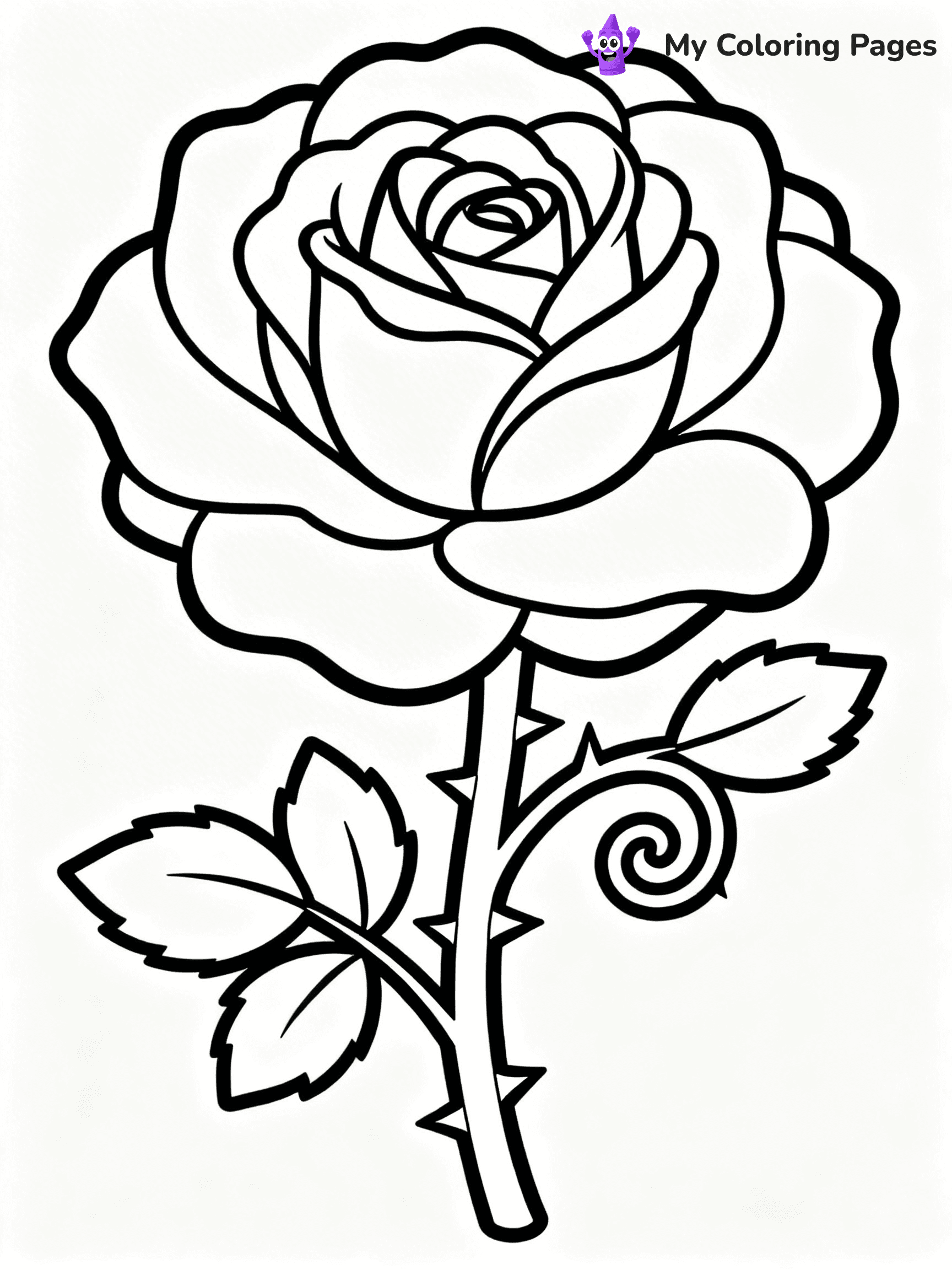 Realistic Flower Coloring Pages - 32
