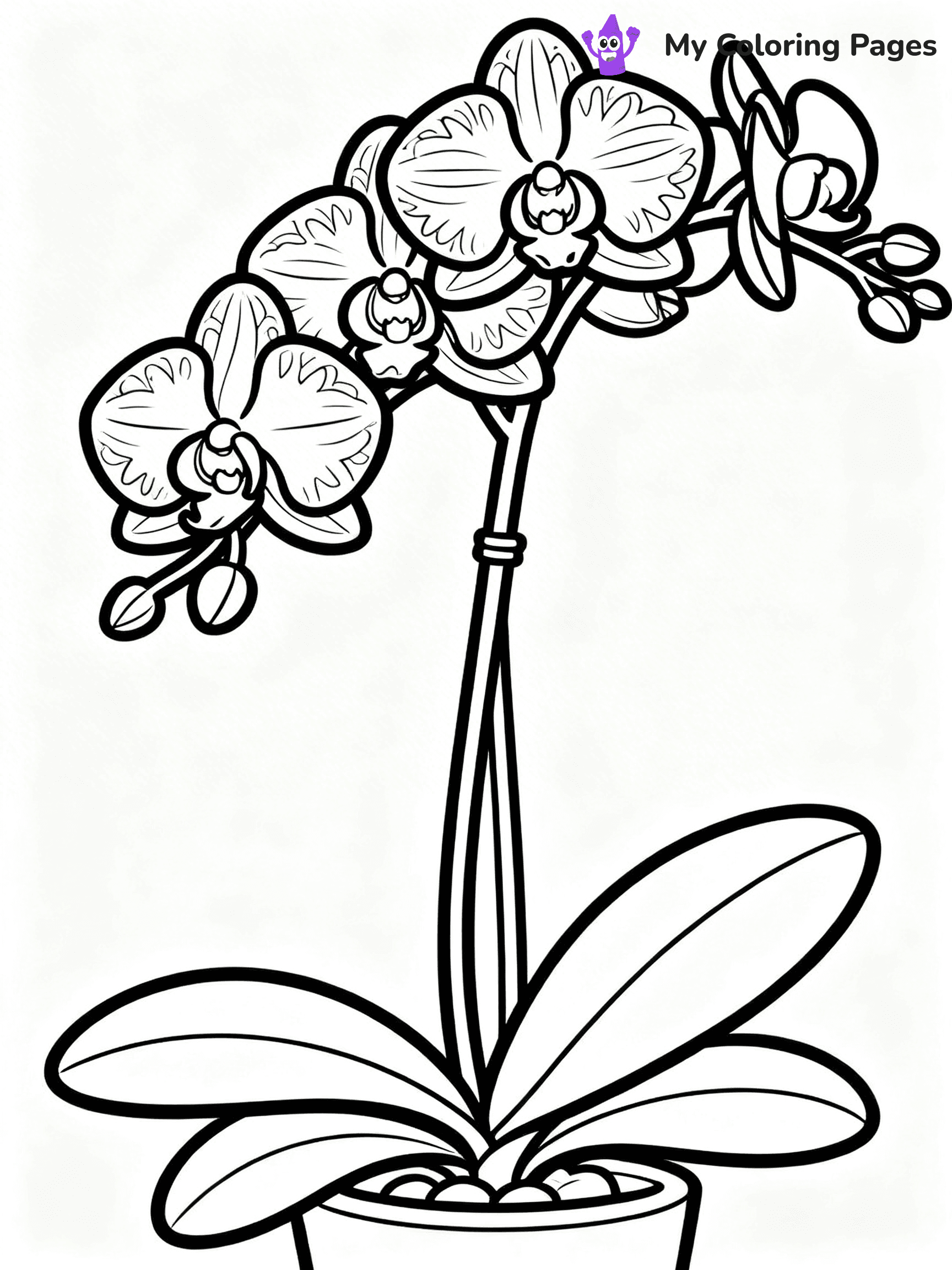 Realistic Flower Coloring Pages - 28