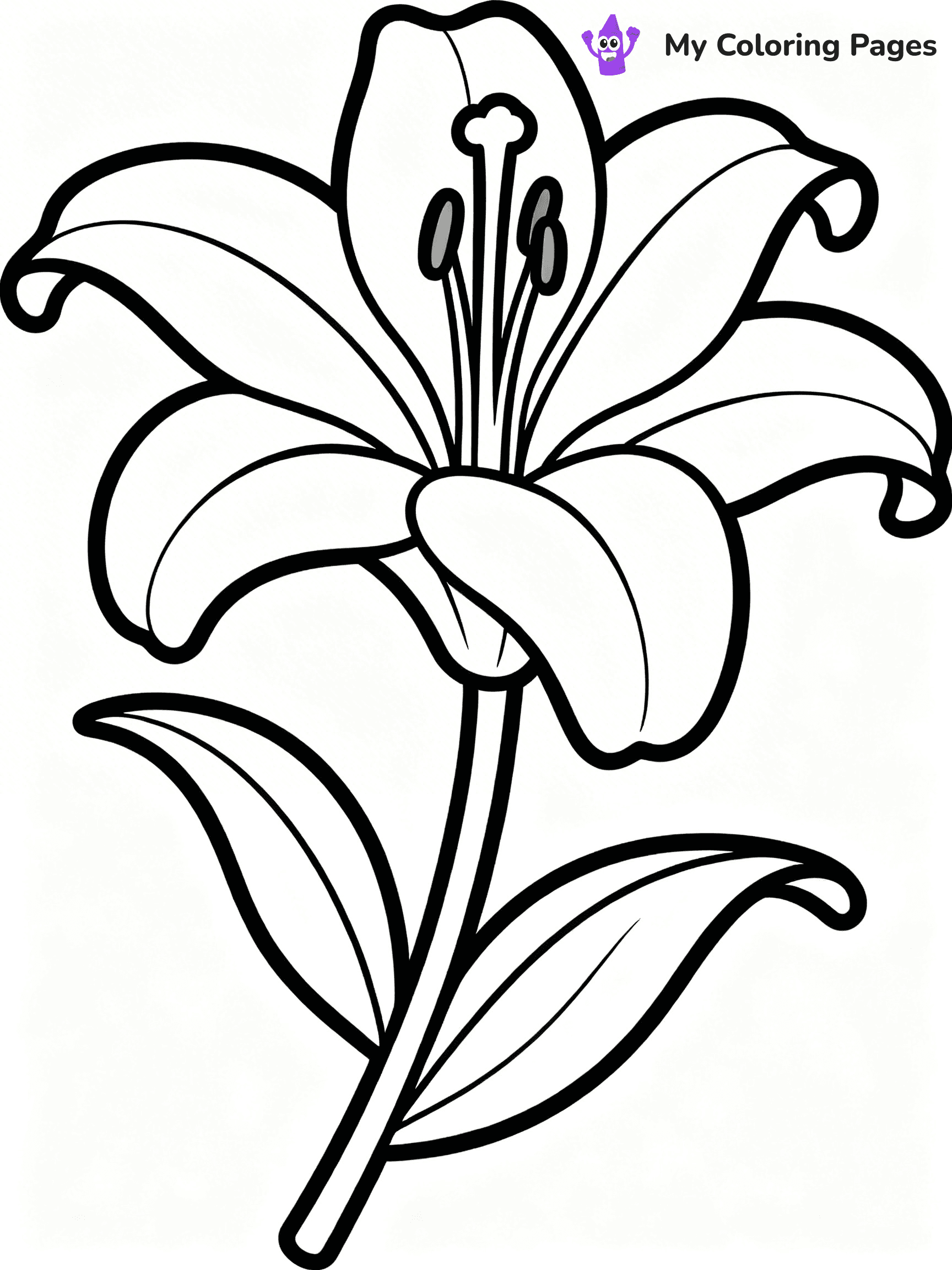 Realistic Flower Coloring Pages - 24