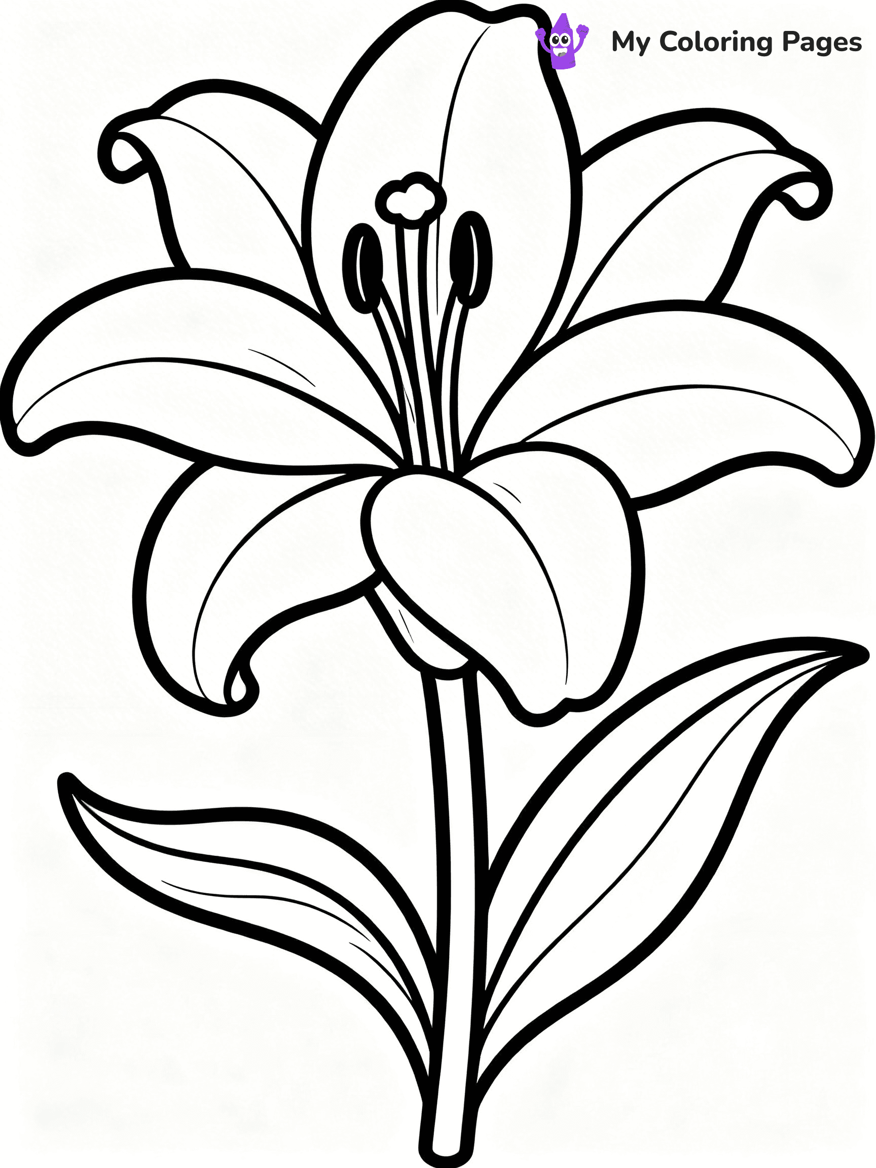 Realistic Flower Coloring Pages - 22