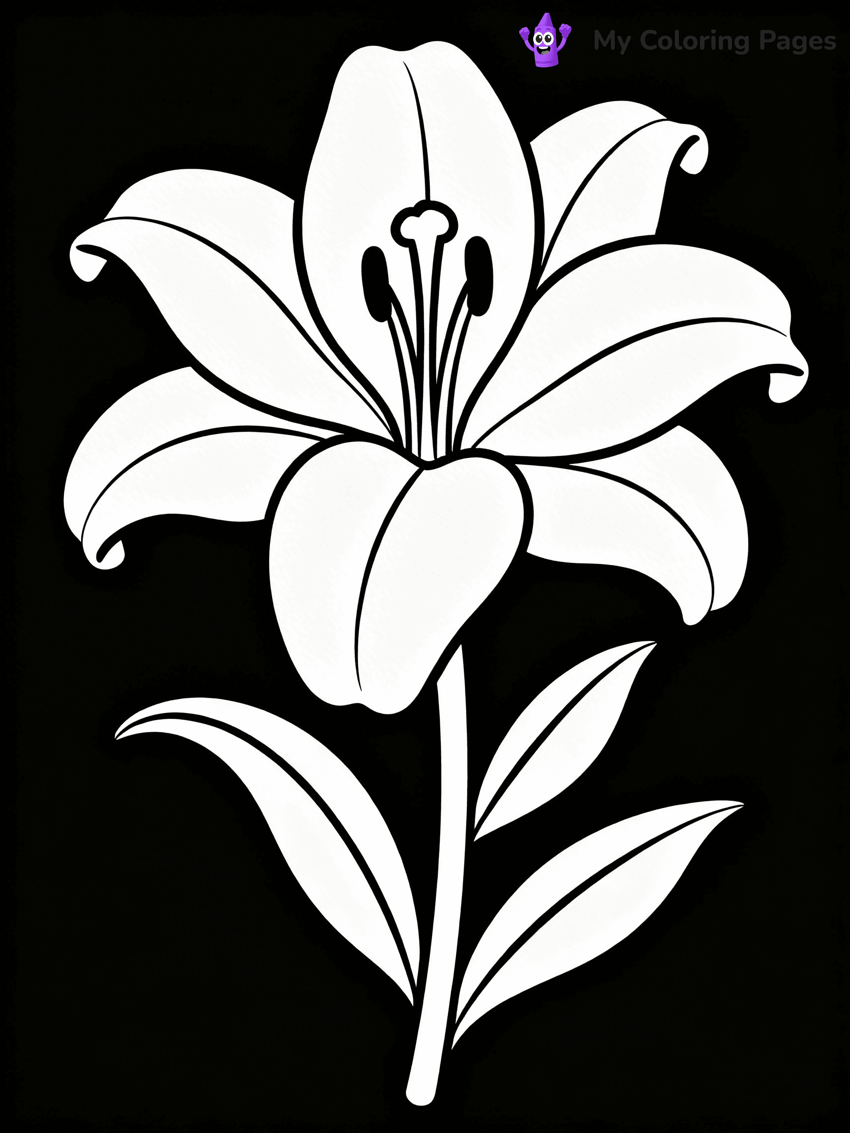 Realistic Flower Coloring Pages - 20