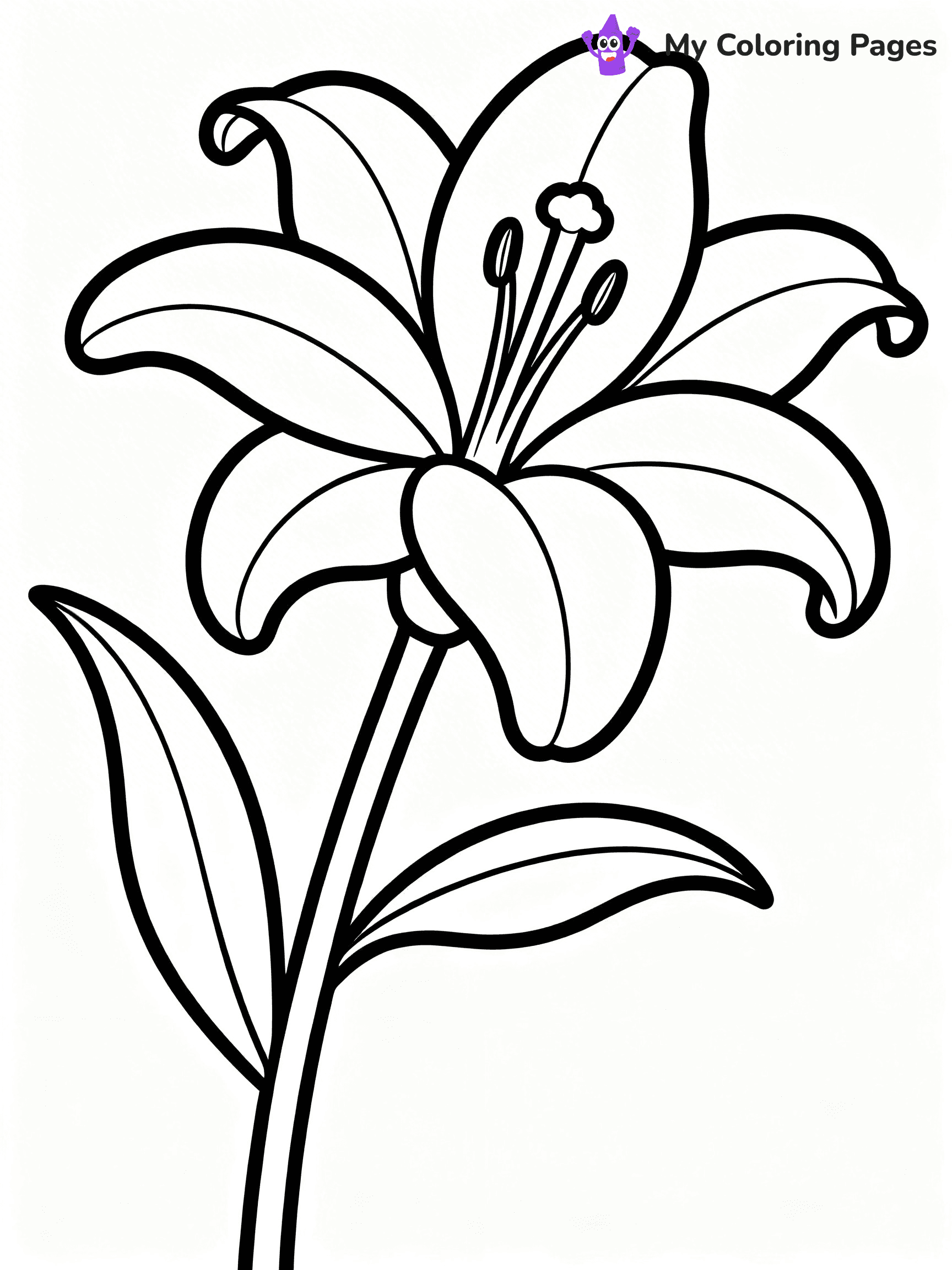 Realistic Flower Coloring Pages - 19