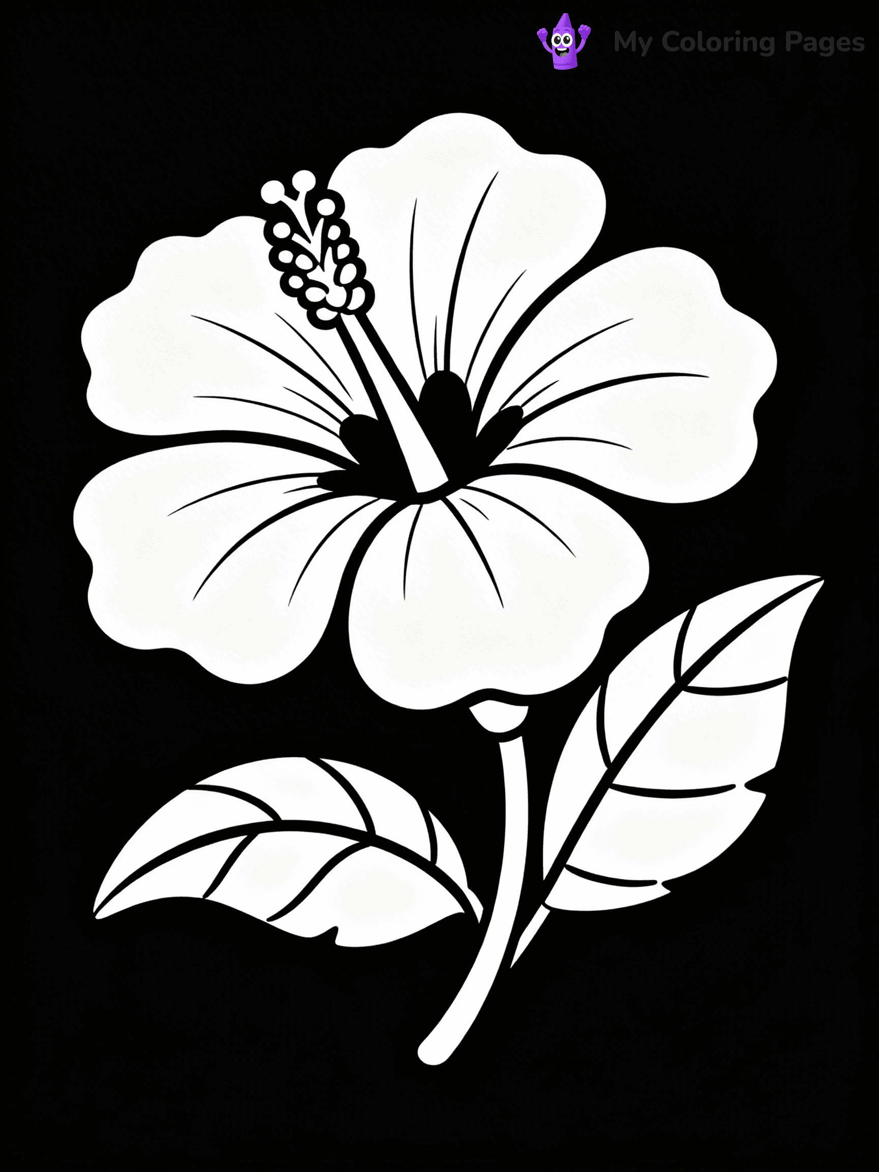 Realistic Flower Coloring Pages - 10