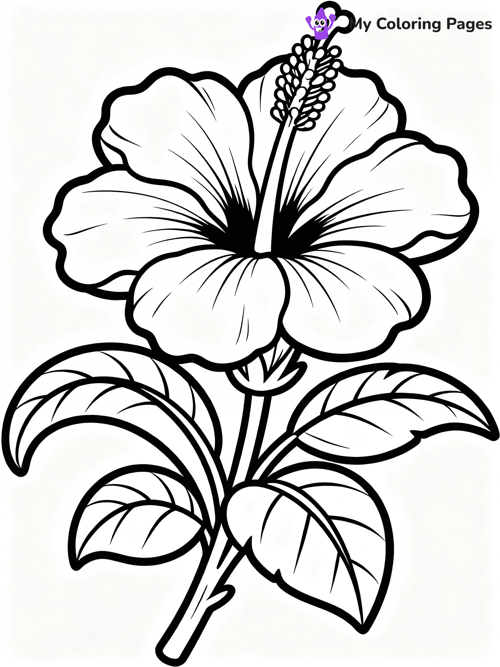 Realistic Flower Coloring Pages - 9