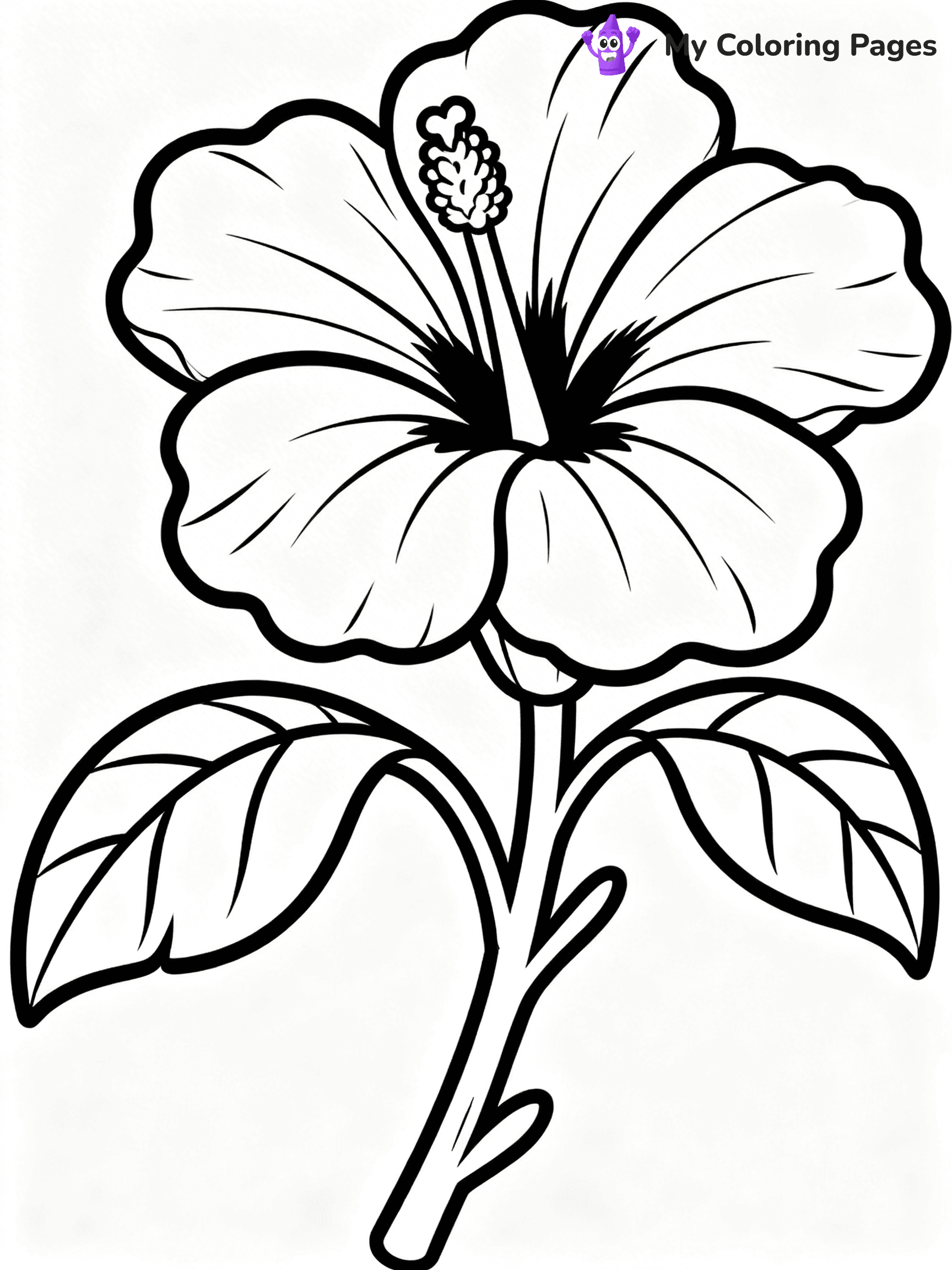Realistic Flower Coloring Pages - 8