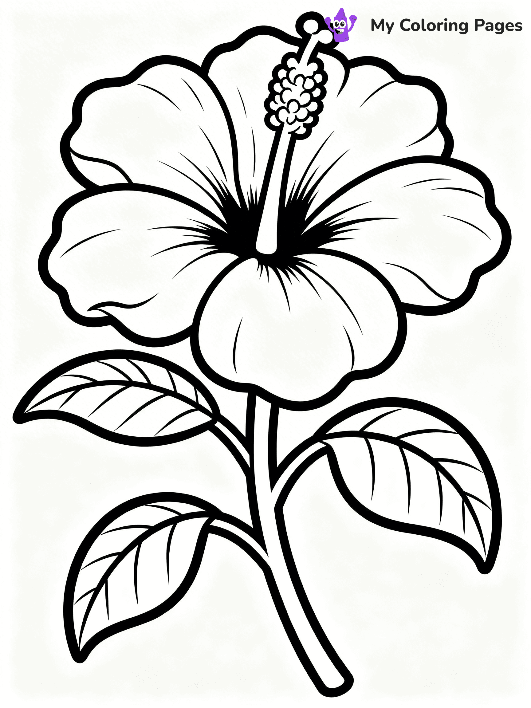 Realistic Flower Coloring Pages - 7